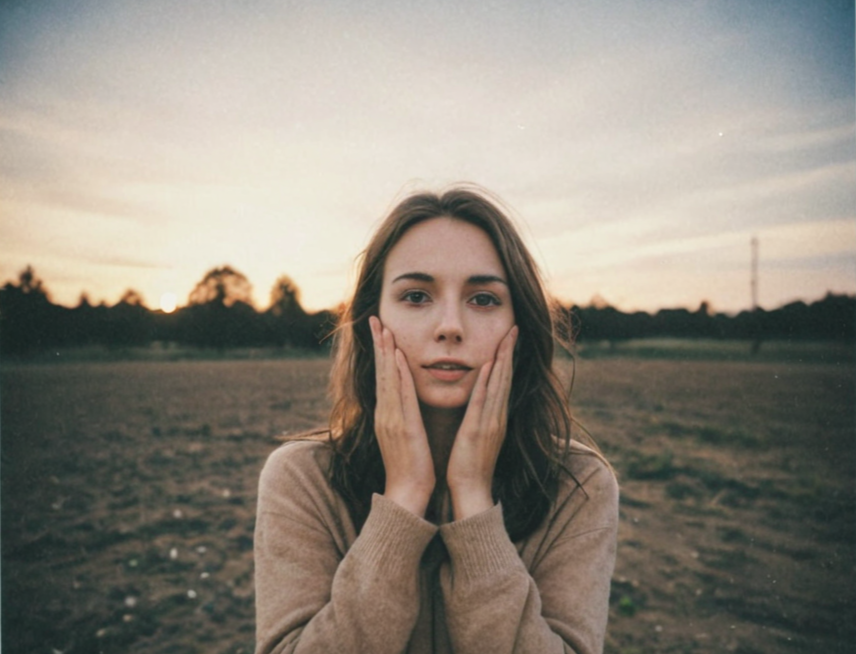Morning Anxiety - woman in a field
