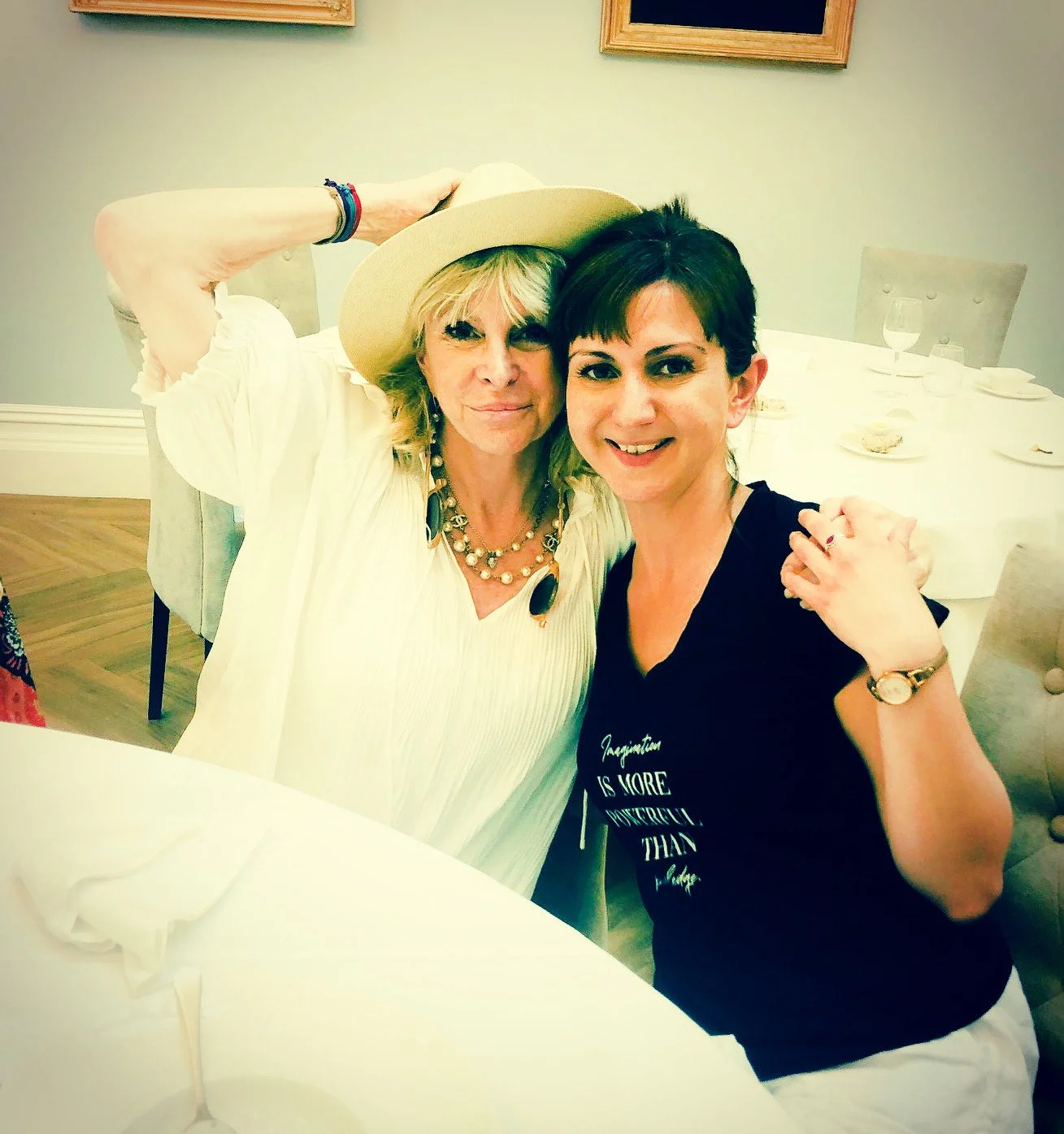 Nika Nazarova-Evans with Marisa Peer