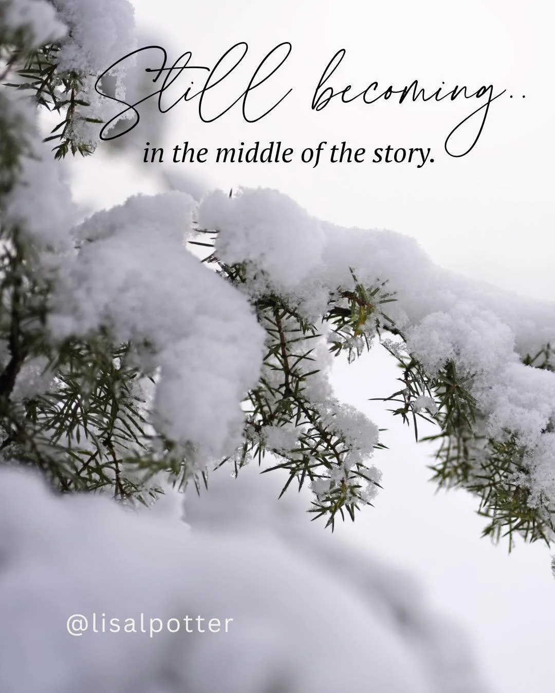 I've been thinking a lot about the middle of my story. You know, the place we all live in until we become. 

And when do we become? I'm still trying to figure that out. 

Here&rsquo;s what I know. Every season in our life contributes to becoming&mdas