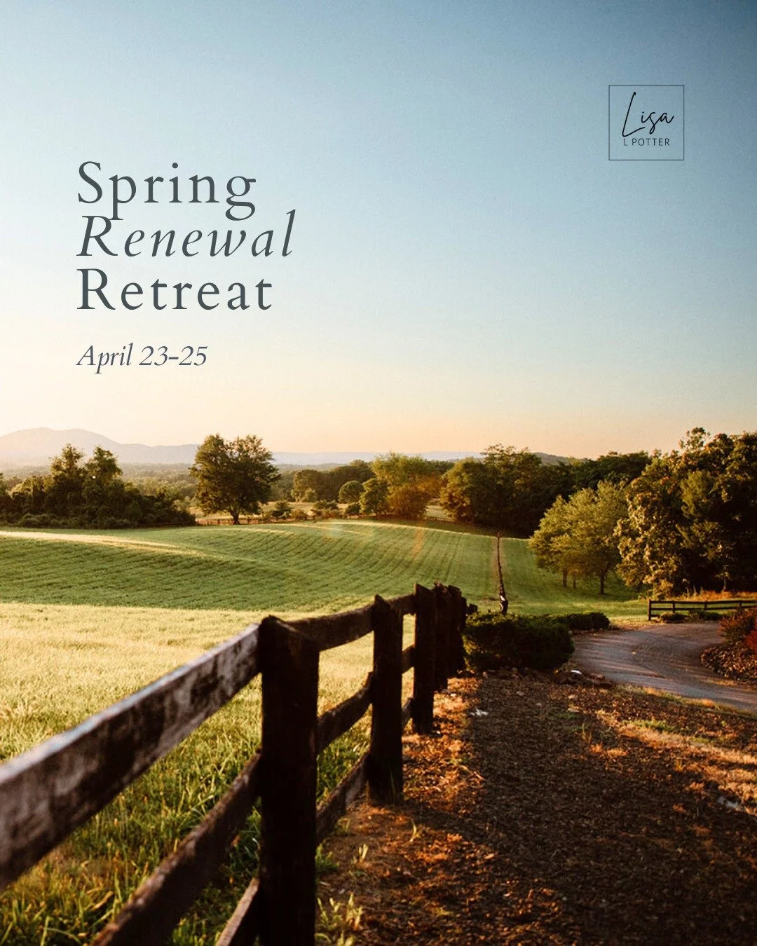 And just like that &ndash;  we're already setting the table for another special group of ladies to join us at Tableview Farm! 😊 (It's hard not to smile when I say that.)

Unlike the private cohort groups &ndash; these Renewal Retreats are OPEN TO AL