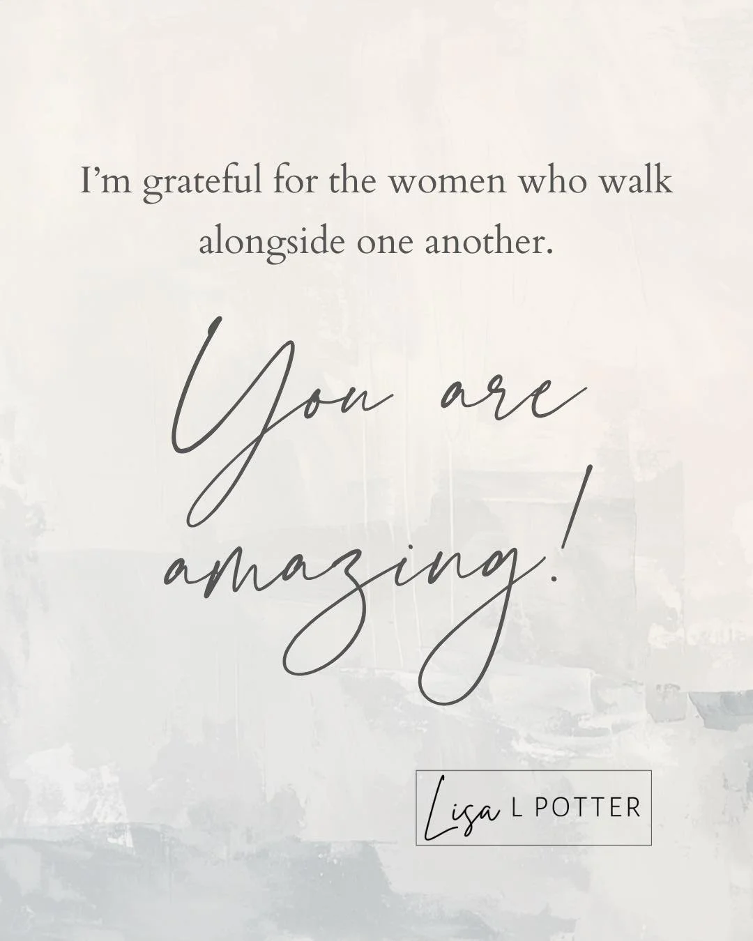 One of the most beautiful things about women thriving is that it rarely happens alone.

I've seen it time and again&mdash;when women uplift one another, share wisdom, provide support, open doors, and remind each other of who we are during tough times