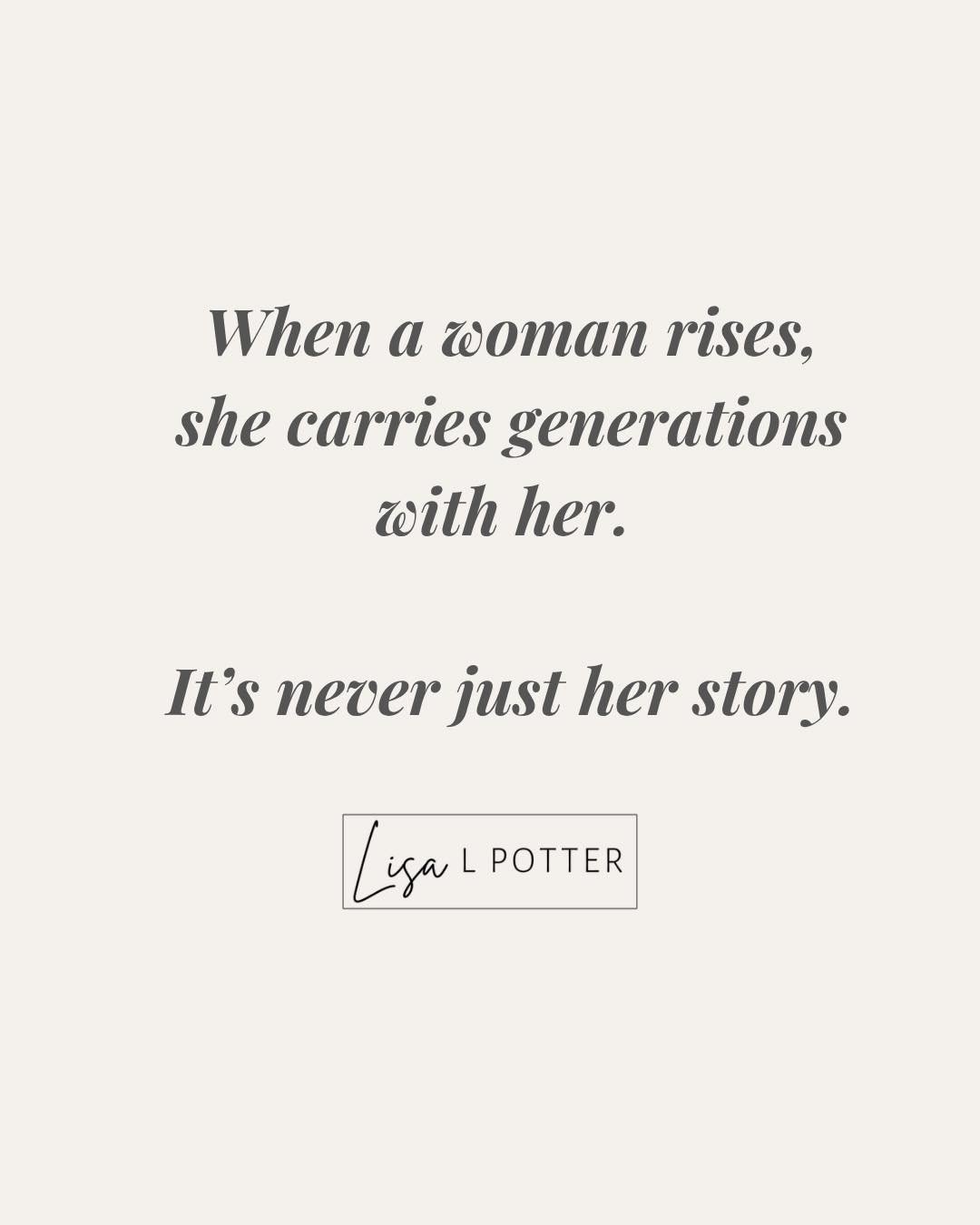 When a woman rises, it&rsquo;s never just about her.

Every barrier she breaks.

Every room she enters.

Every opportunity she creates.

Every courageous step she takes.

A daughter is watching.

A young leader is learning.

A future generation is fi