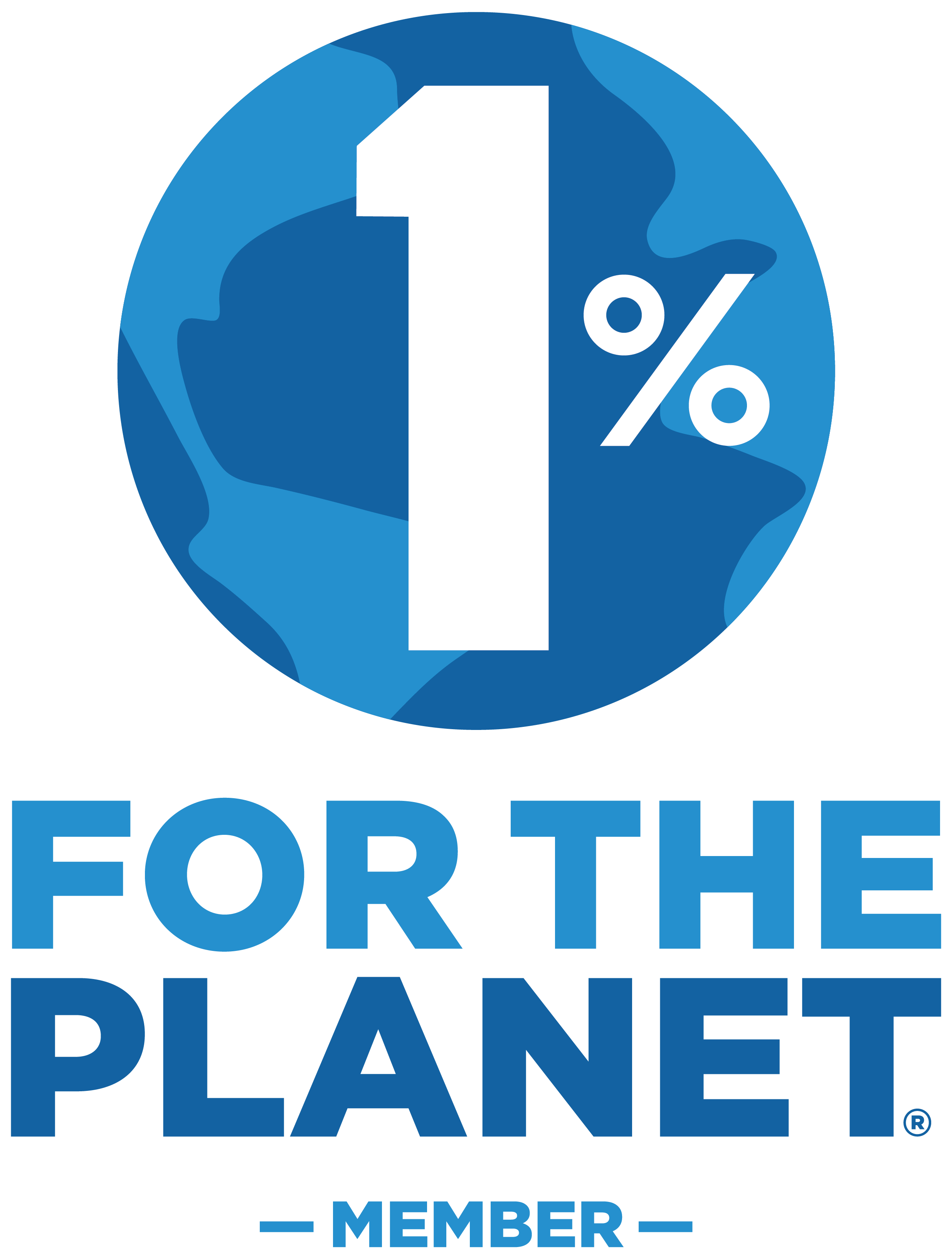 1% For the Planet aims to accelerate smart environmental giving. With more than 5,000 members, 1% FTP connects those members with high-impact nonprofit partners that align with each business' values and brand story. 1% FTP members pledge to donate 1%