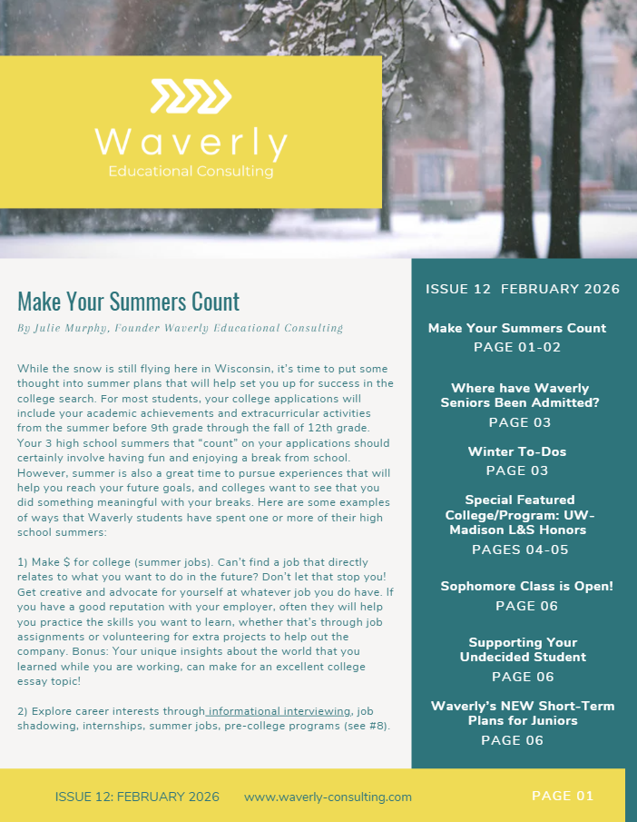 Waverly Newsletter from July 2025