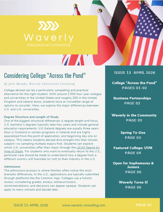 Waverly Newsletter from April 2026