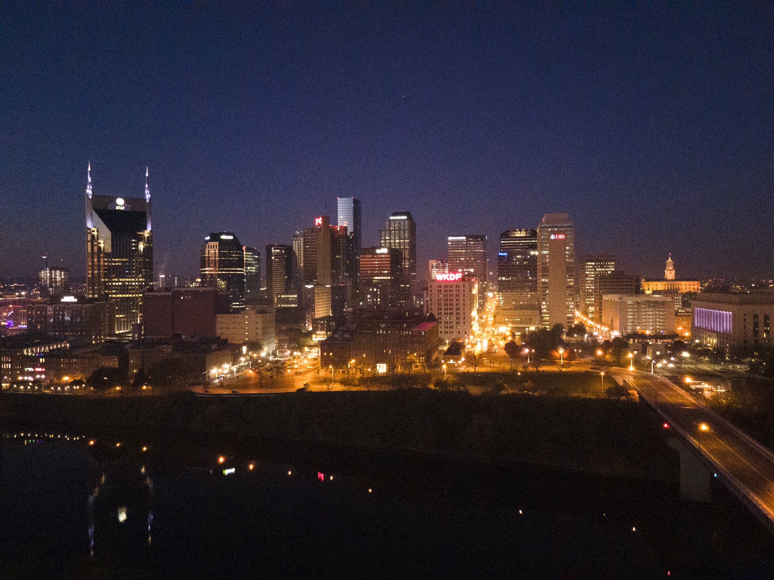 Sunrise Over Downtown Nashville