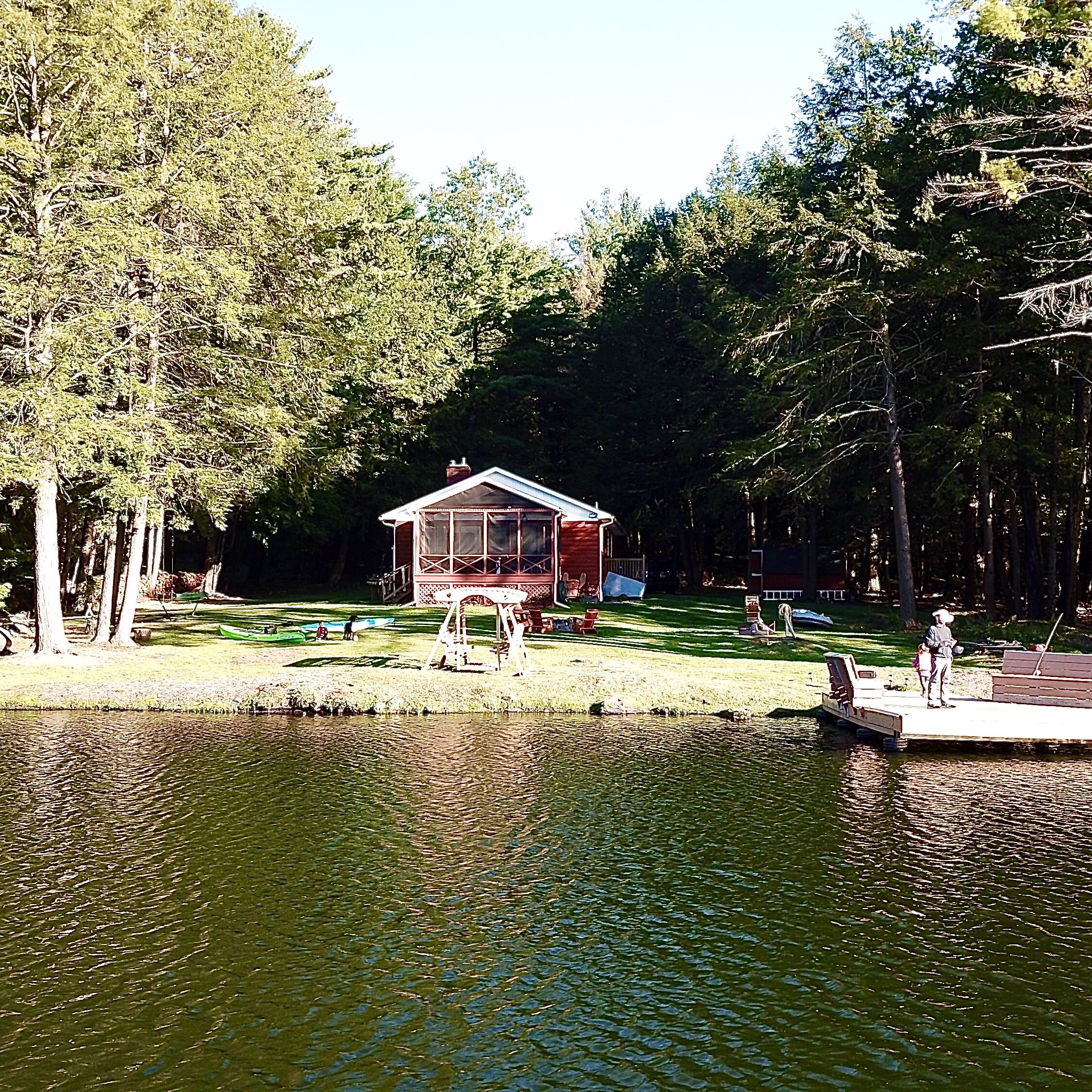 View from the lake