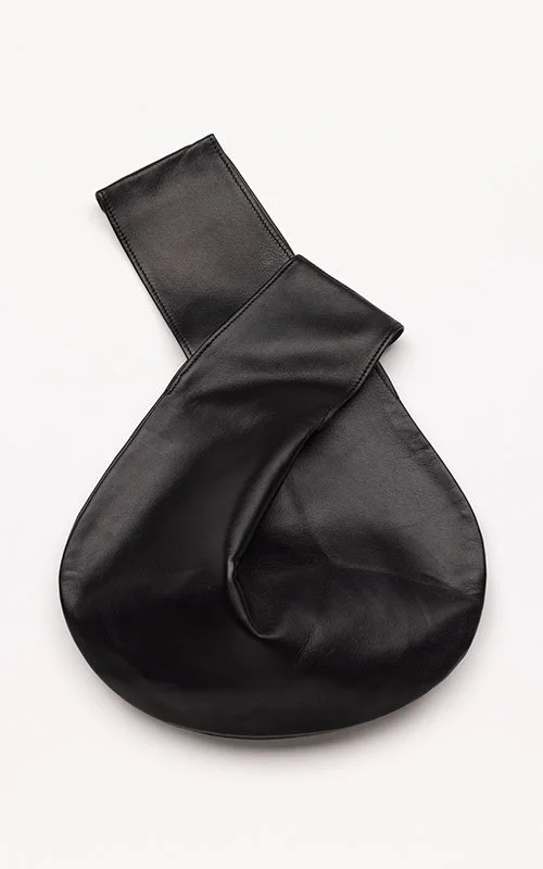 Burano Cocktail Bag Black Nappa Leather
