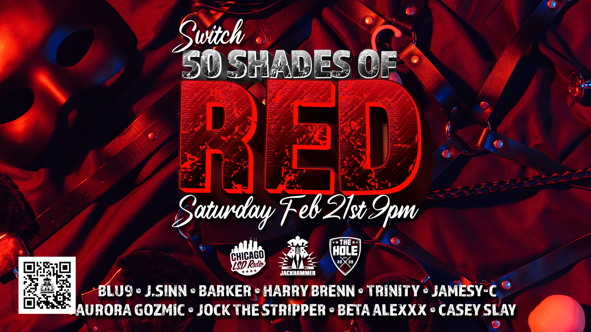 SATURDAY FEBRUARY 21ST • 9PM-5AM