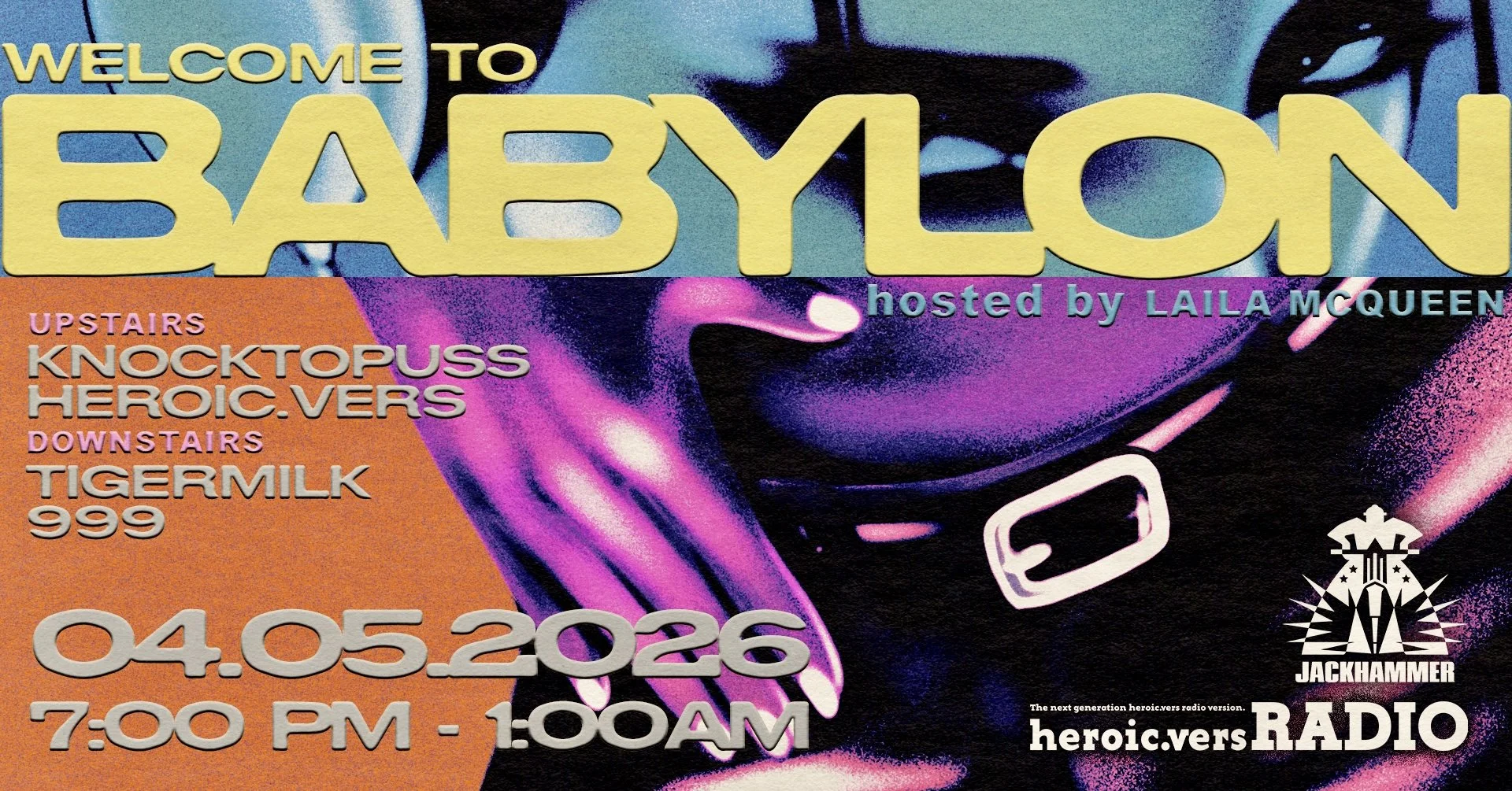 SUNDAY APRIL 5TH • 7PM-1AM