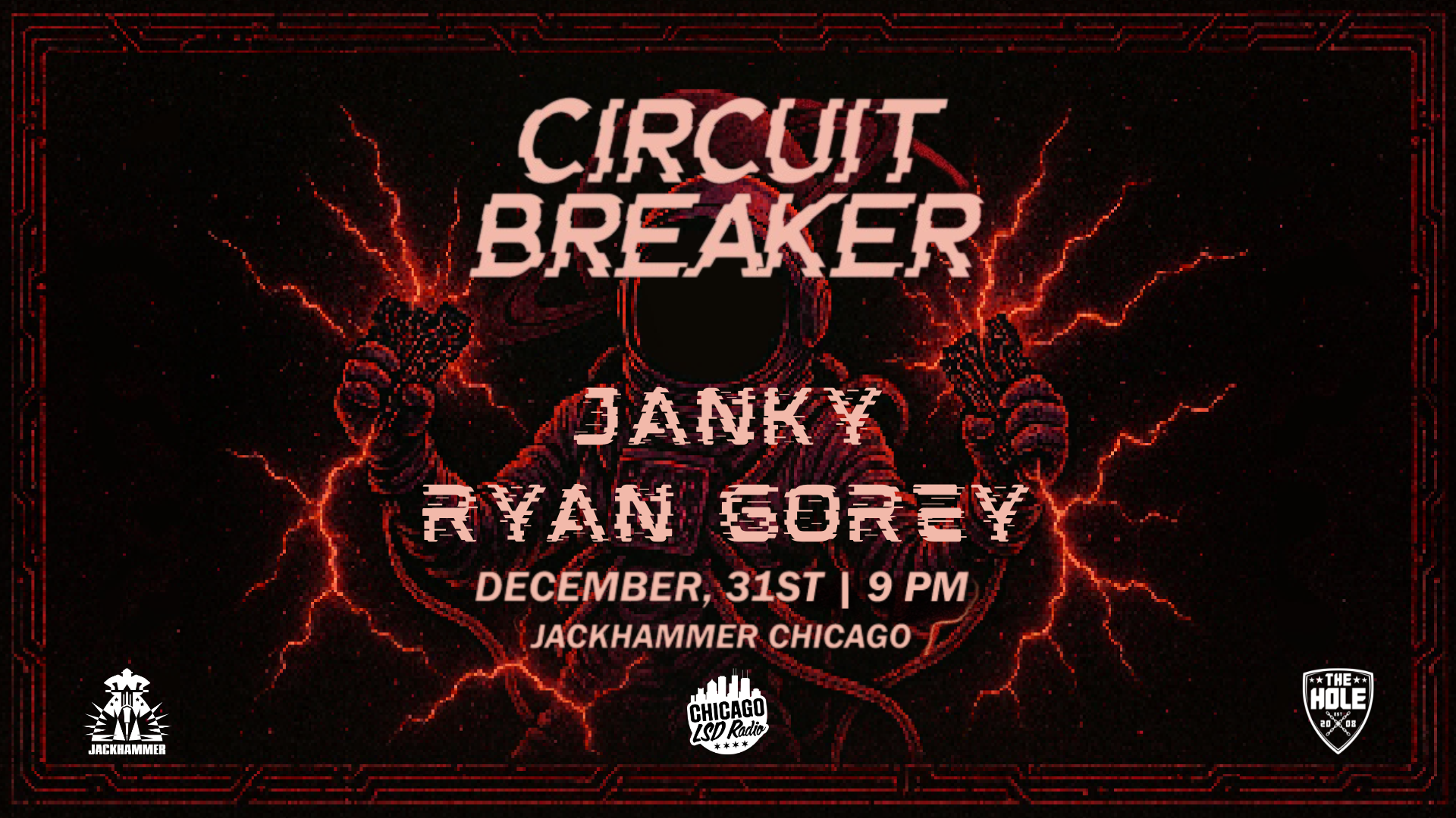 WEDNESDAY DECEMBER 31ST • 9PM-4AM