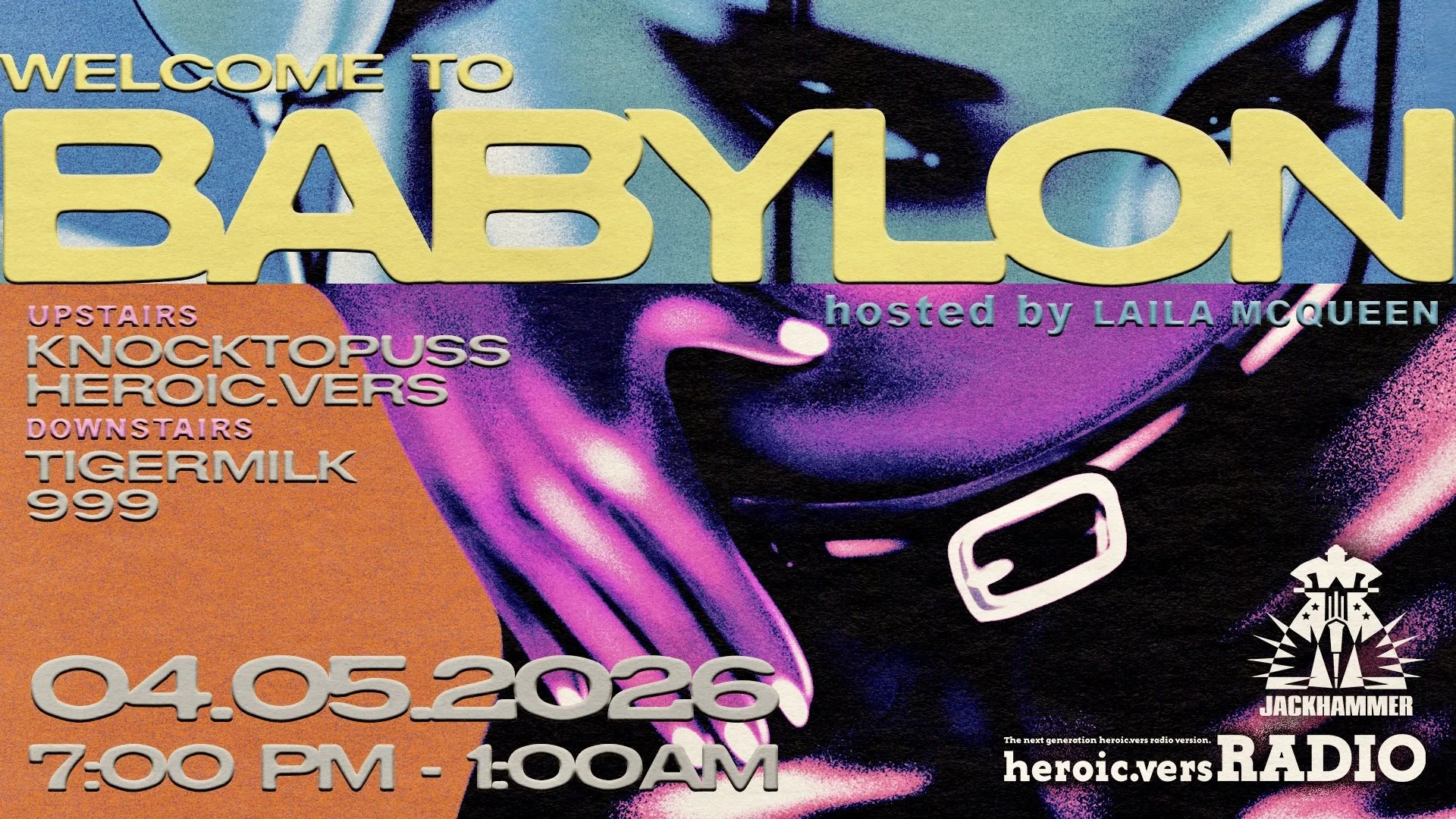 SUNDAY APRIL 5TH  • 7PM-1AM