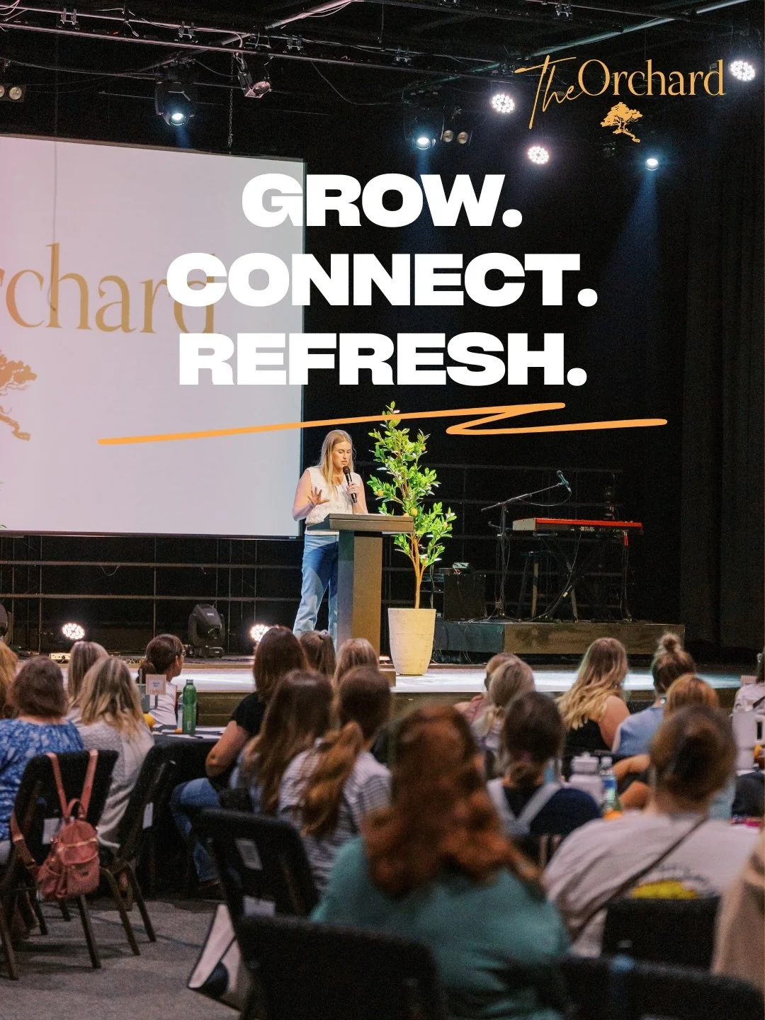Ladies what are you up to September 14th? Circle the date and pick up your friends because we are kicking off the year for the Orchard! 

Come grow, connect and refresh in His presence and a community of women. Always free, always open to all. 

🧡 R