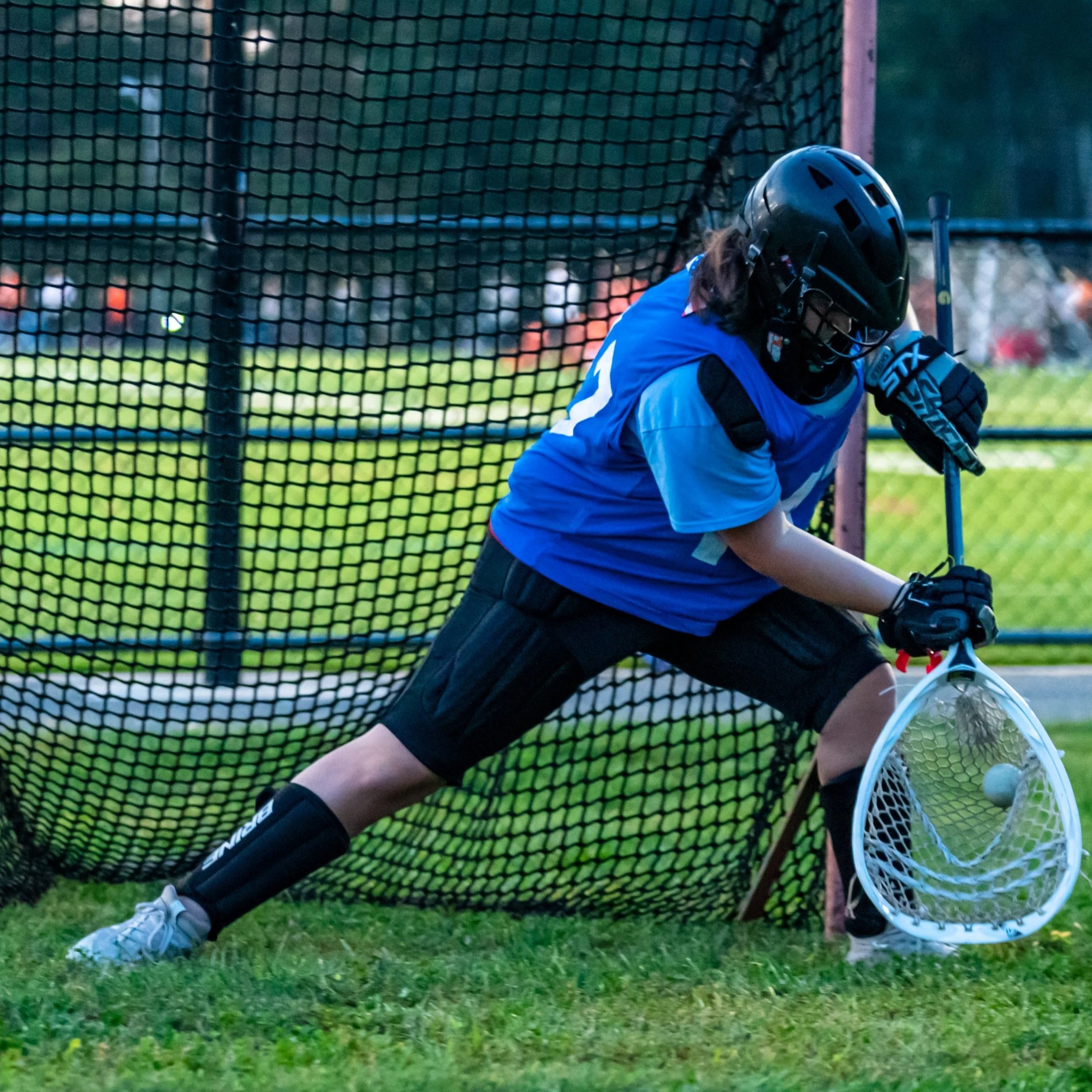 Serving youth, middle school, high school, and club goalies throughout Northern Virginia. Girls lacrosse goalie training in Northern Virginia with a private goalie coach. Athlete develops reaction time, angles, communication during Virginia training