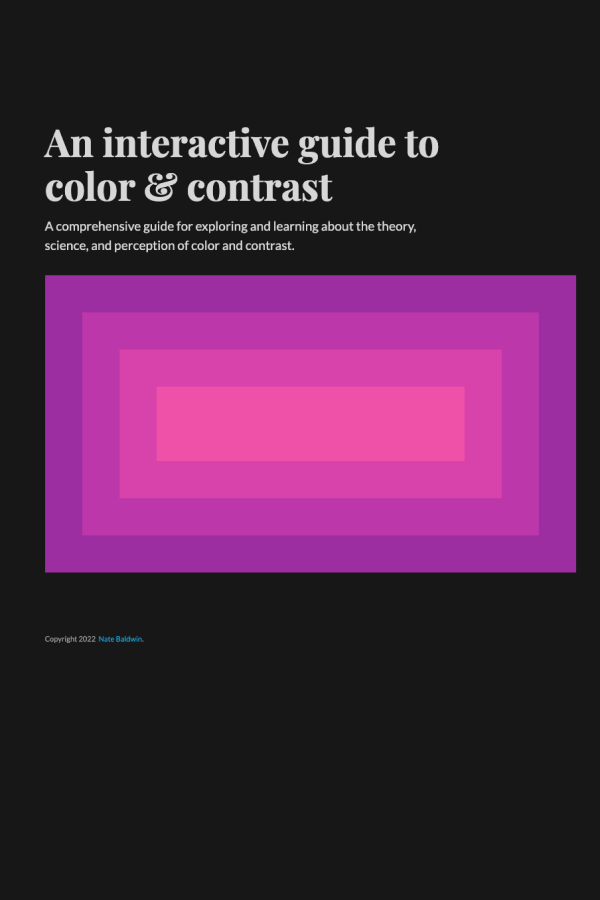 An Interactive Guide to Color &amp; Contrast