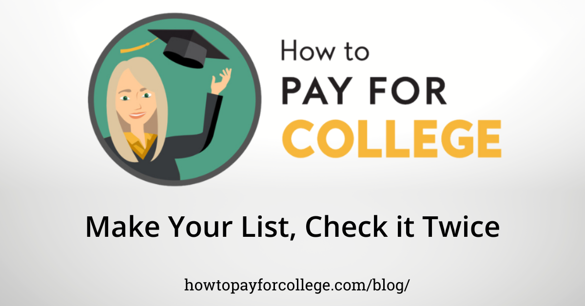 Make Your List, Check It Twice