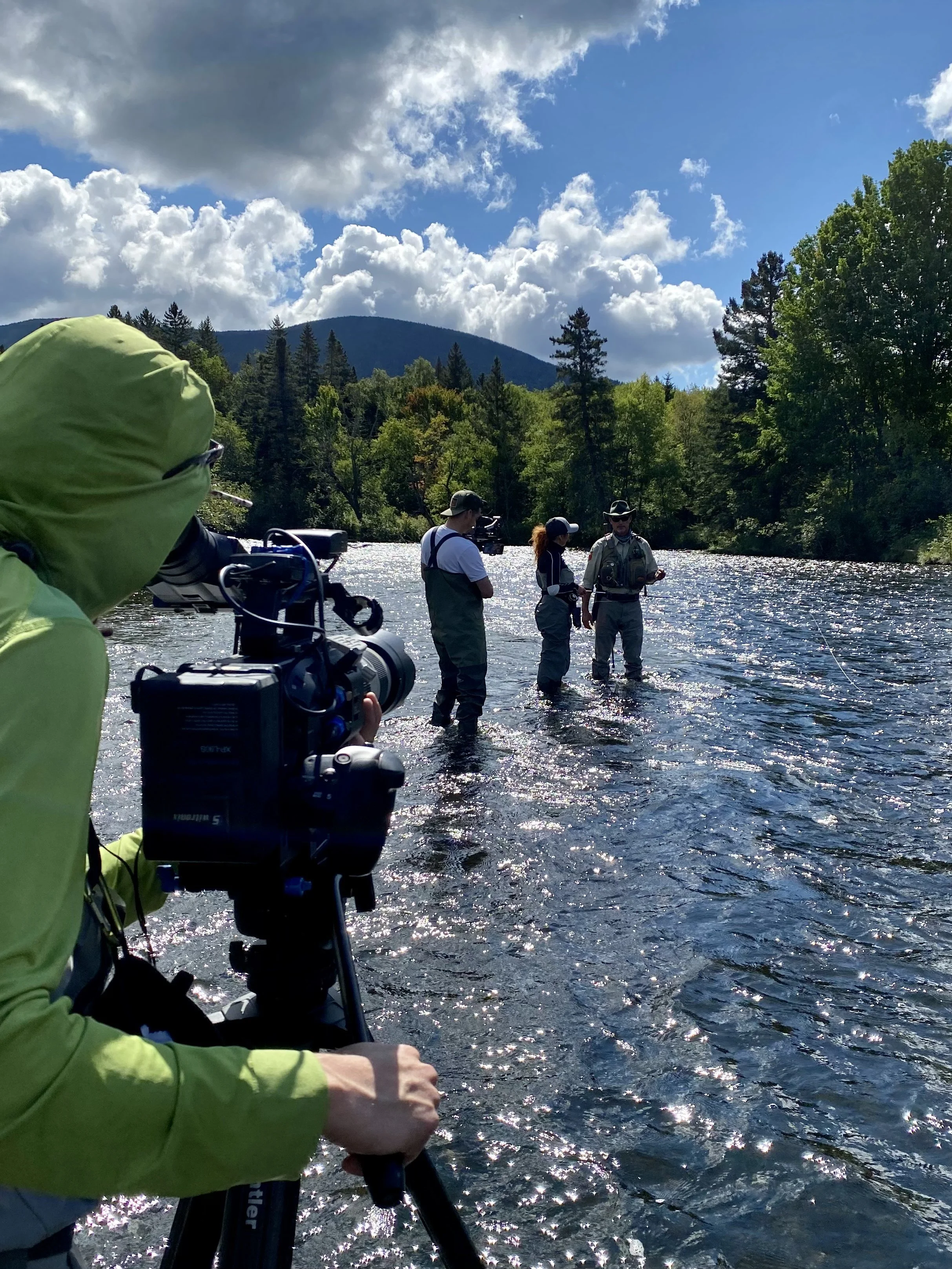 Filming 101 in the Magalloway River