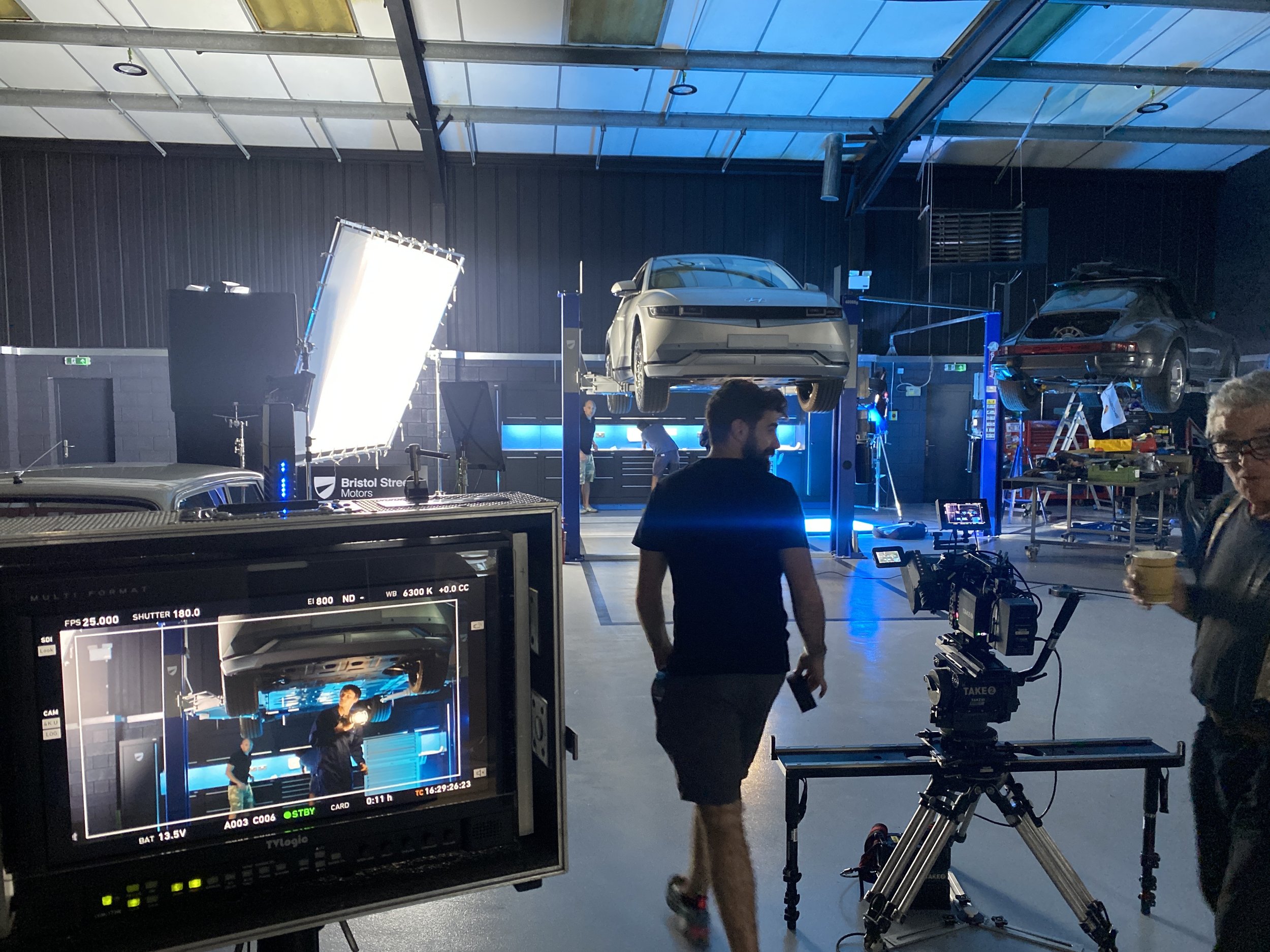 Behind the scenes of the Spaghetti Studios team working with the Williams F1 Racing team on a commercial