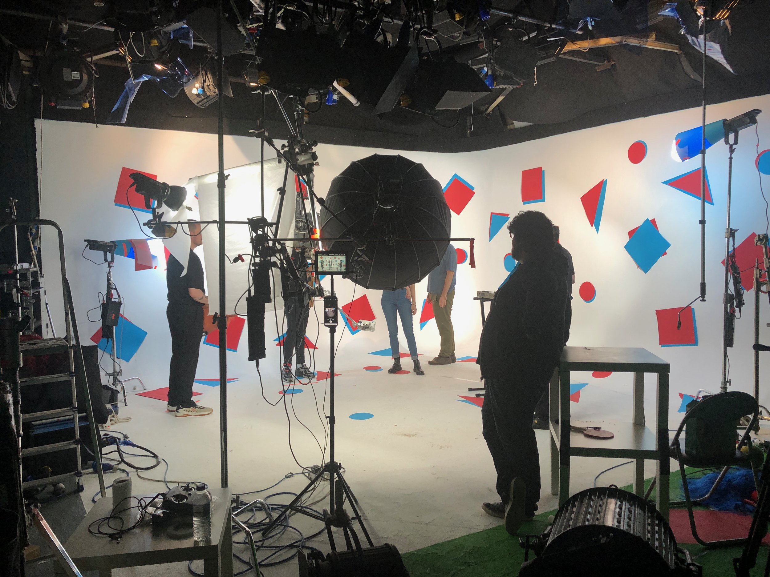 A behind the scenes look at a music video shoot here at Spaghetti Studios