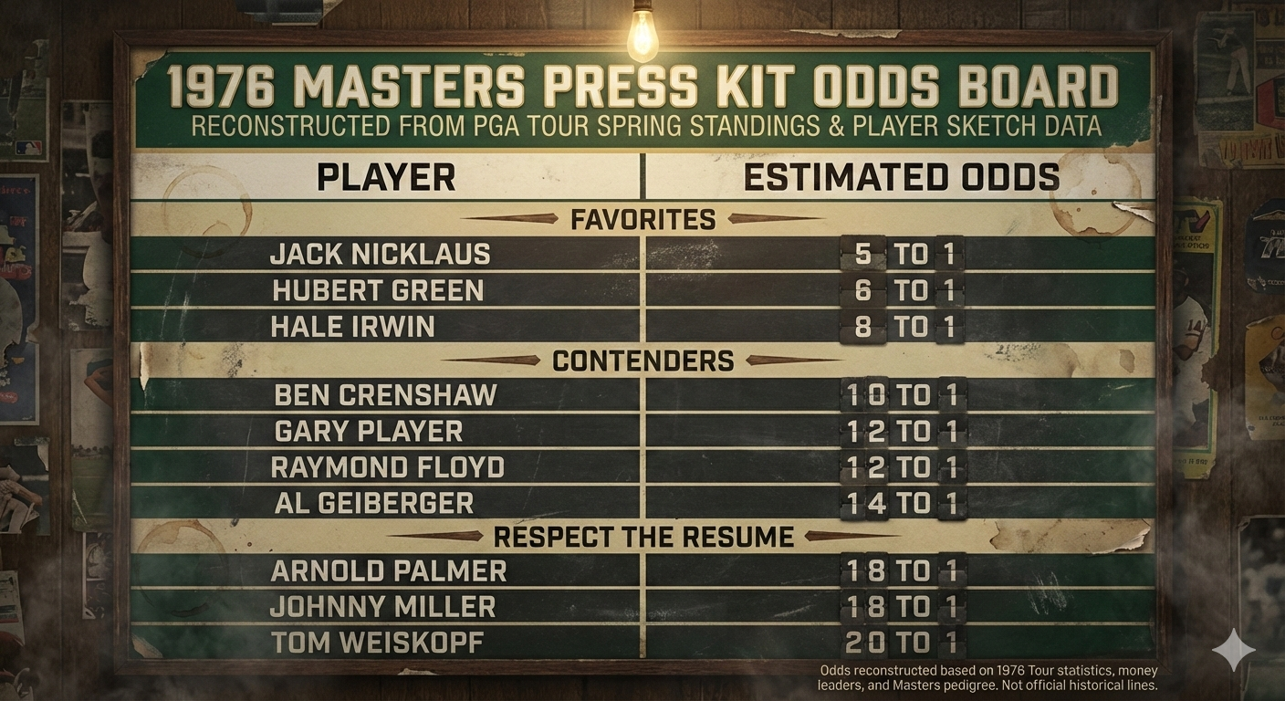 Handicapping the Masters: A History of Gambling, Golf, and Augusta