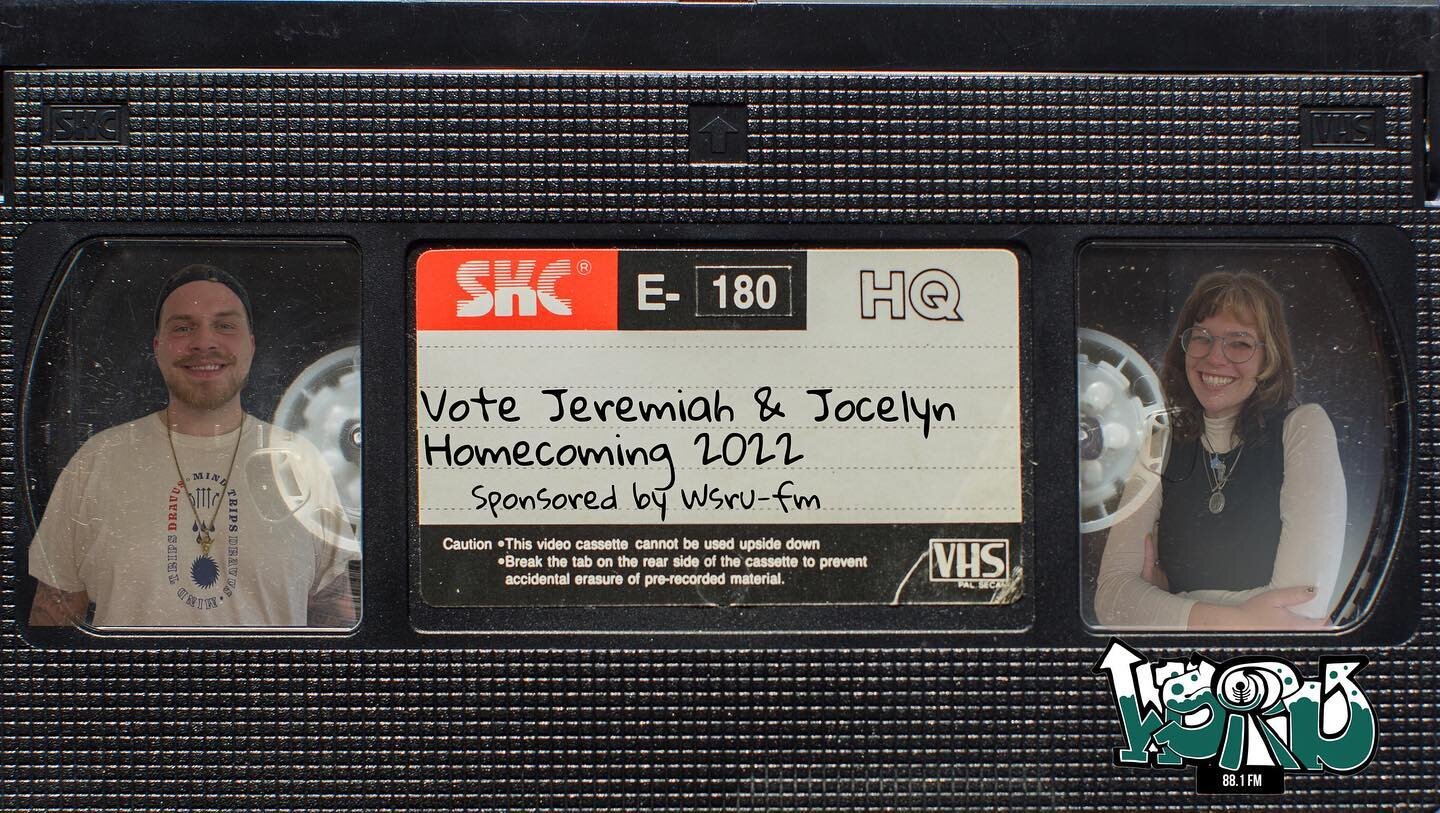 Vote on CORE October 10th @ 9 am - October 16th @ 12 pm. Jeremiah and Jocelyn are both leading members of WSRU.FM and work hard to provide best music for students and on campus events. They&rsquo;re worth the vote! #homecoming #sru