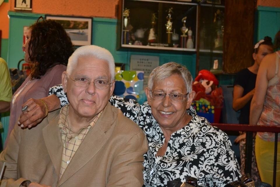 Jon Bruno with his sister Toni Rae