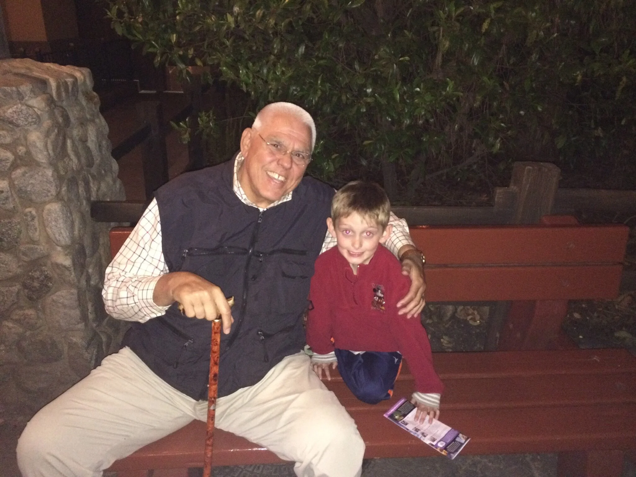 J Jon Bruno with his grandson