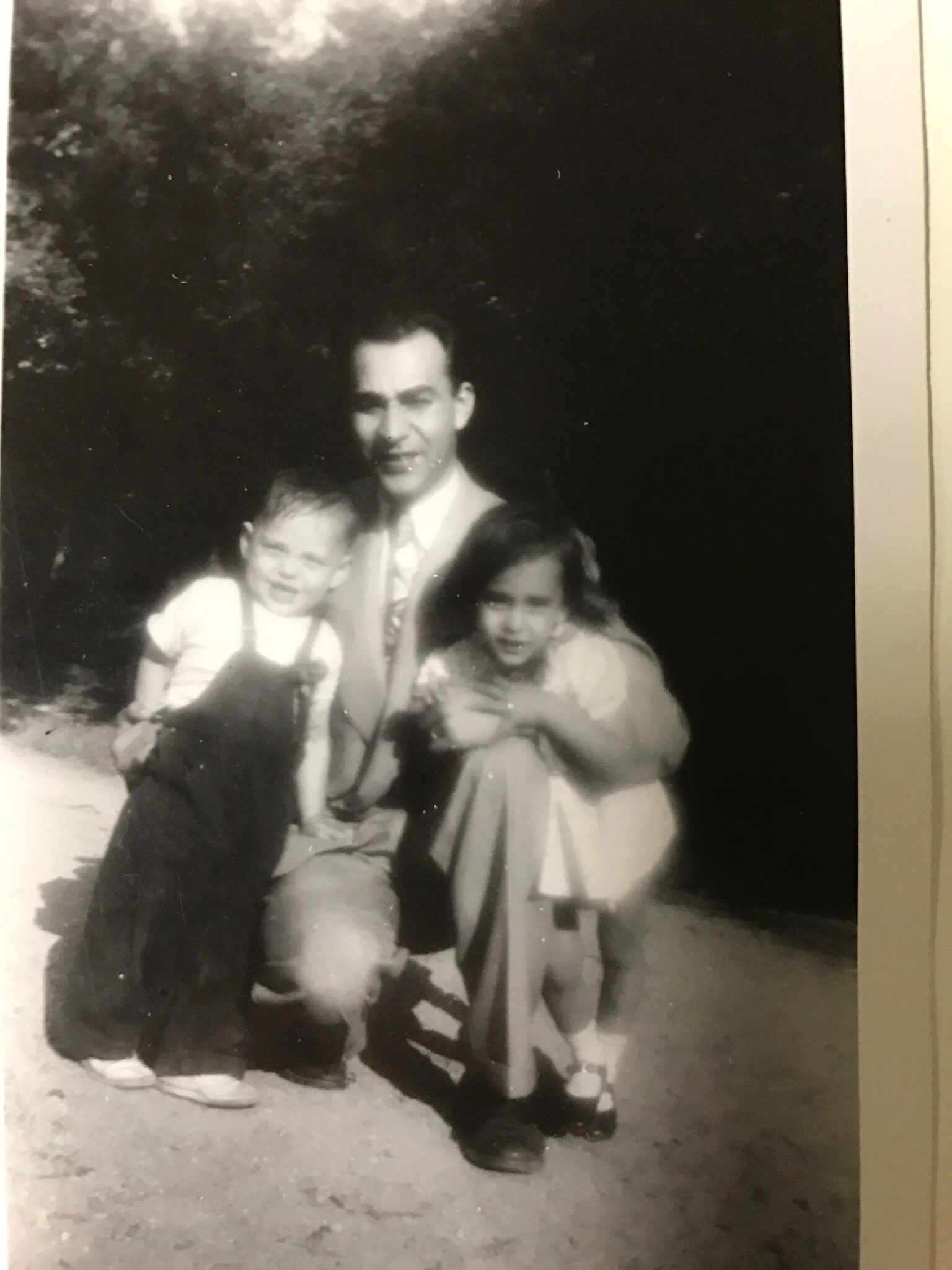 Jon Bruno as a child with his father and sister in East LA