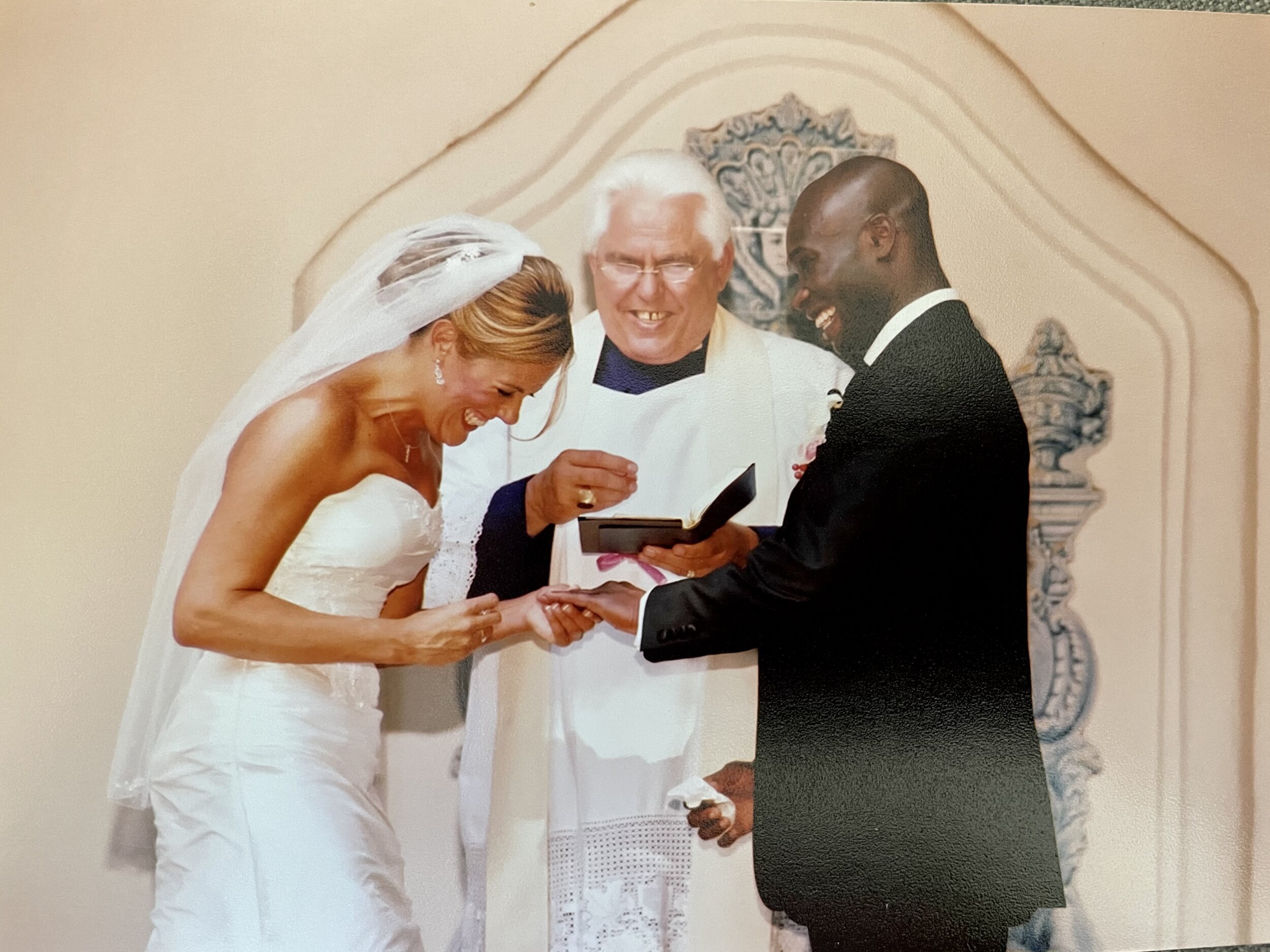Rt. Rev. J Jon Bruno performing a marriage
