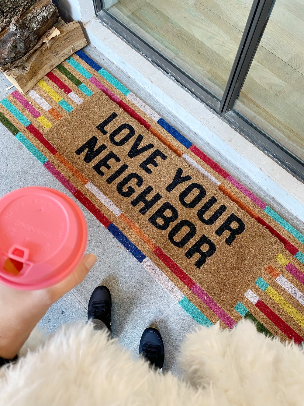Neighburly Due North Doormat