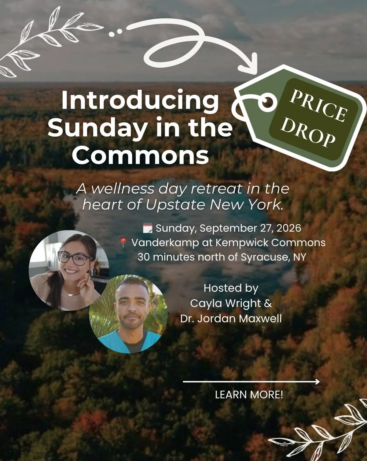 Sunday in the Commons retreat poster