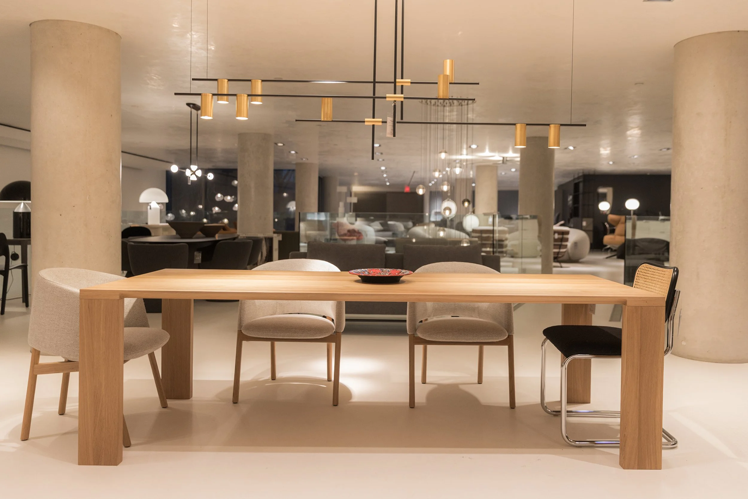Bensen Radii Dining Table 240cm - White Oak