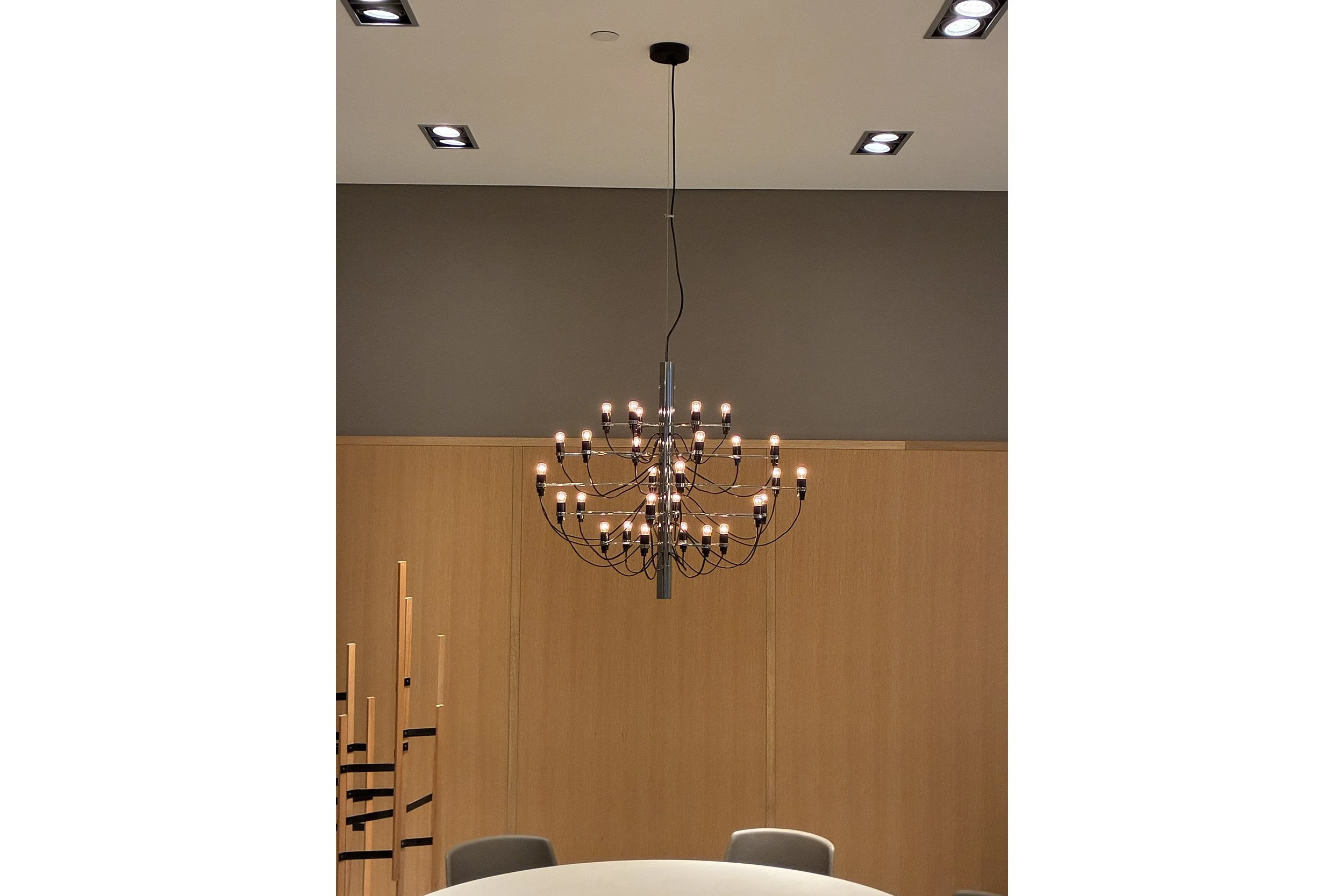 Flos 2097/30 Suspension 30  Pendants - Chrome & Black