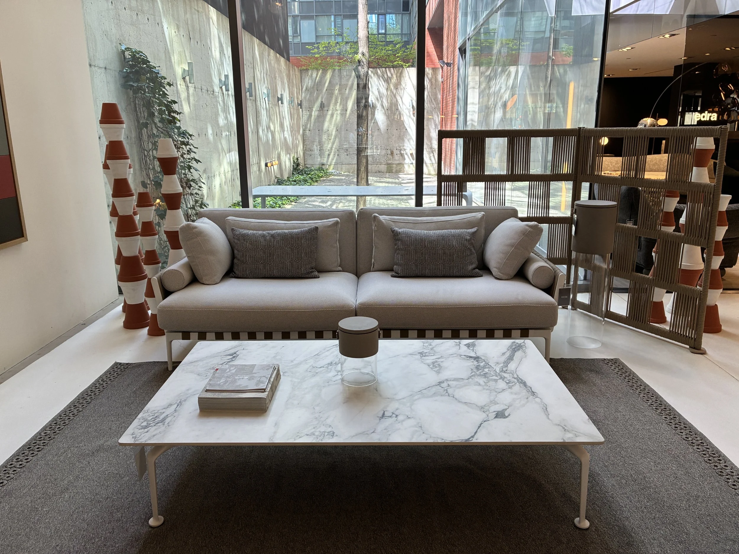 Talenti Salinas Outdoor 2 Seater Sofa + Cruise Alu Outdoor Coffee Table (Items available separately) 