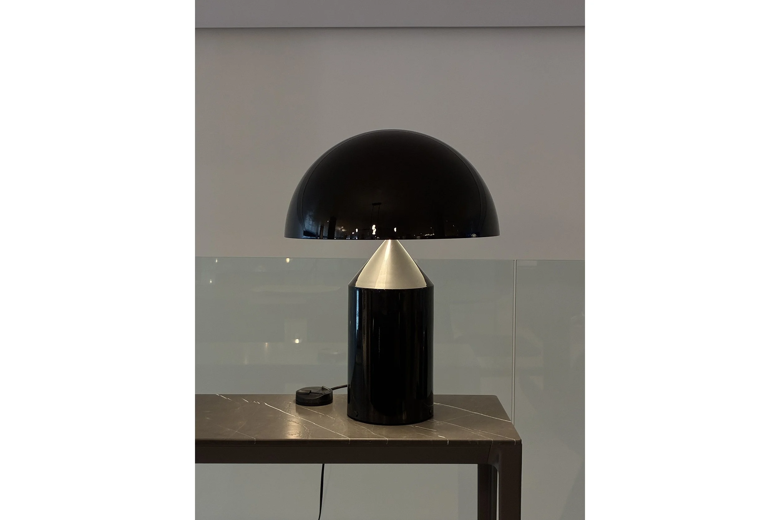 Oluce Atollo Large Table Lamp - Black
