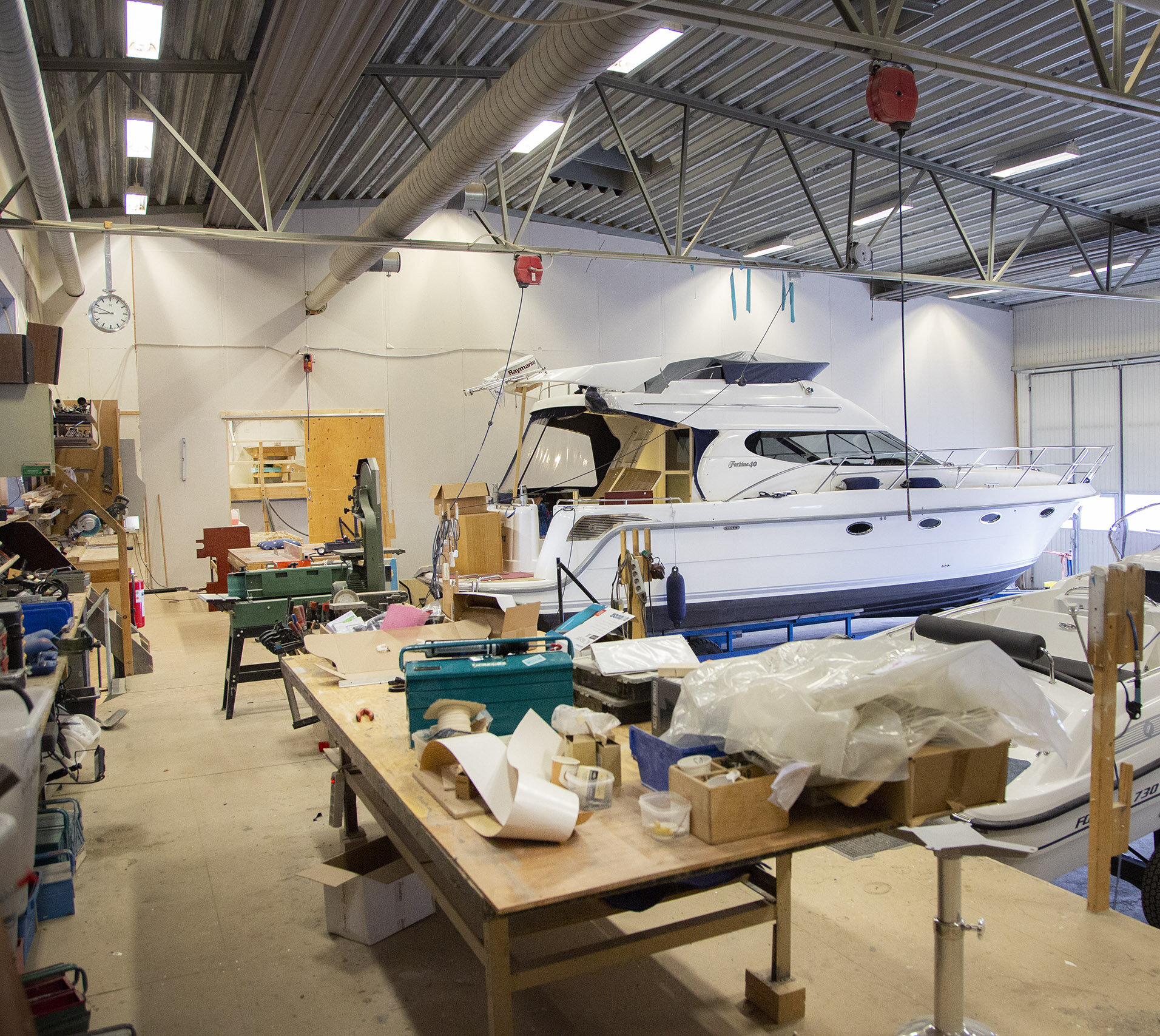 Service & montagehallen