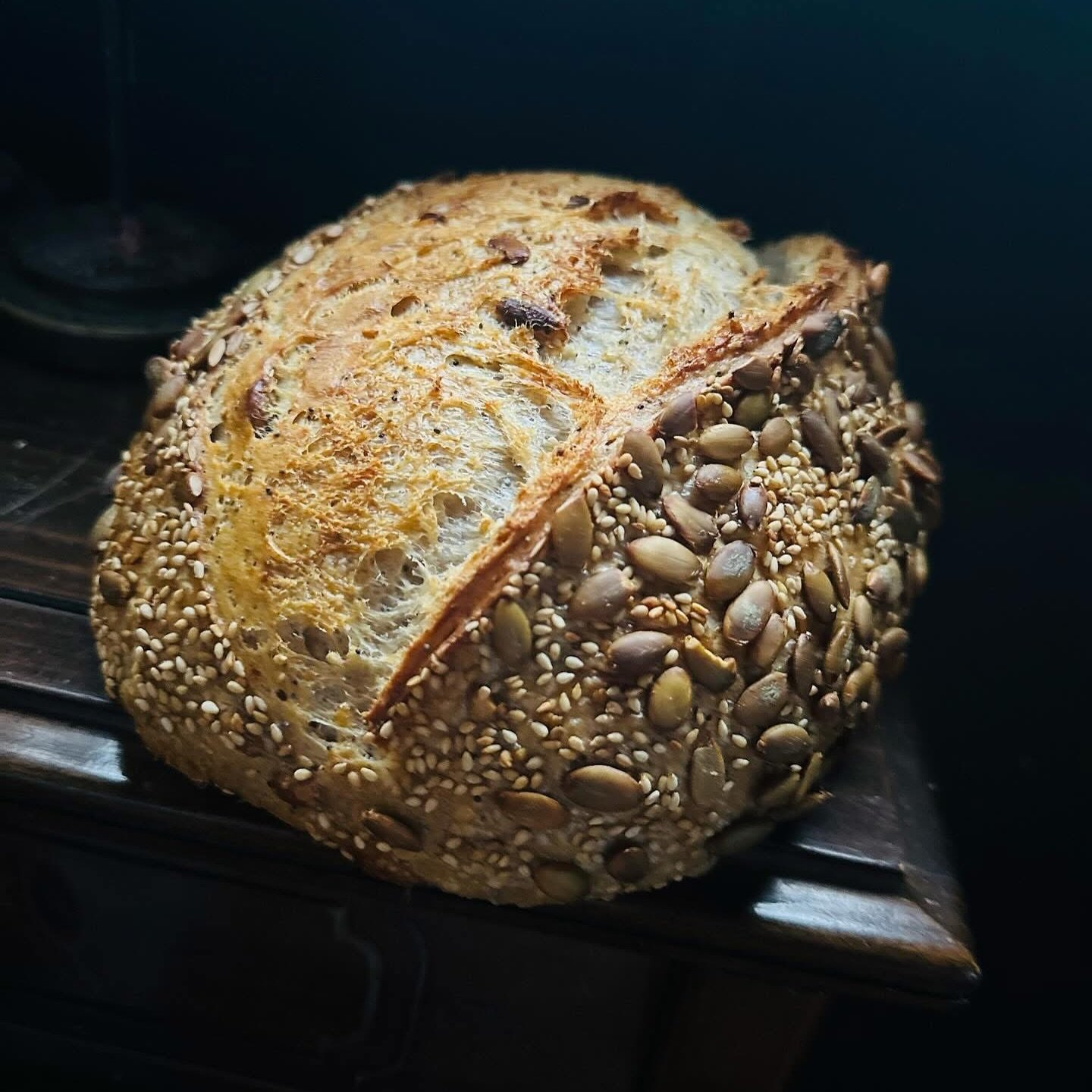 Neighbors! Stop by this weekend for a special treat! We&rsquo;re featuring gorgeous sourdough loaves from our new friends at @bridgestbreads in Morrisville. These loaves are amazing! Try their original sourdough loaf, rustic multigrain, or cinnamon r