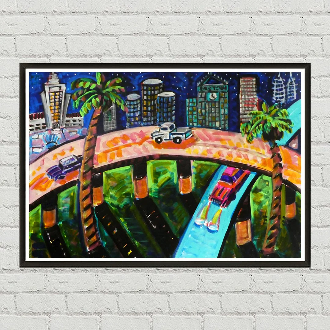 FRANK ROMERO "CITY AT NIGHT" S/N