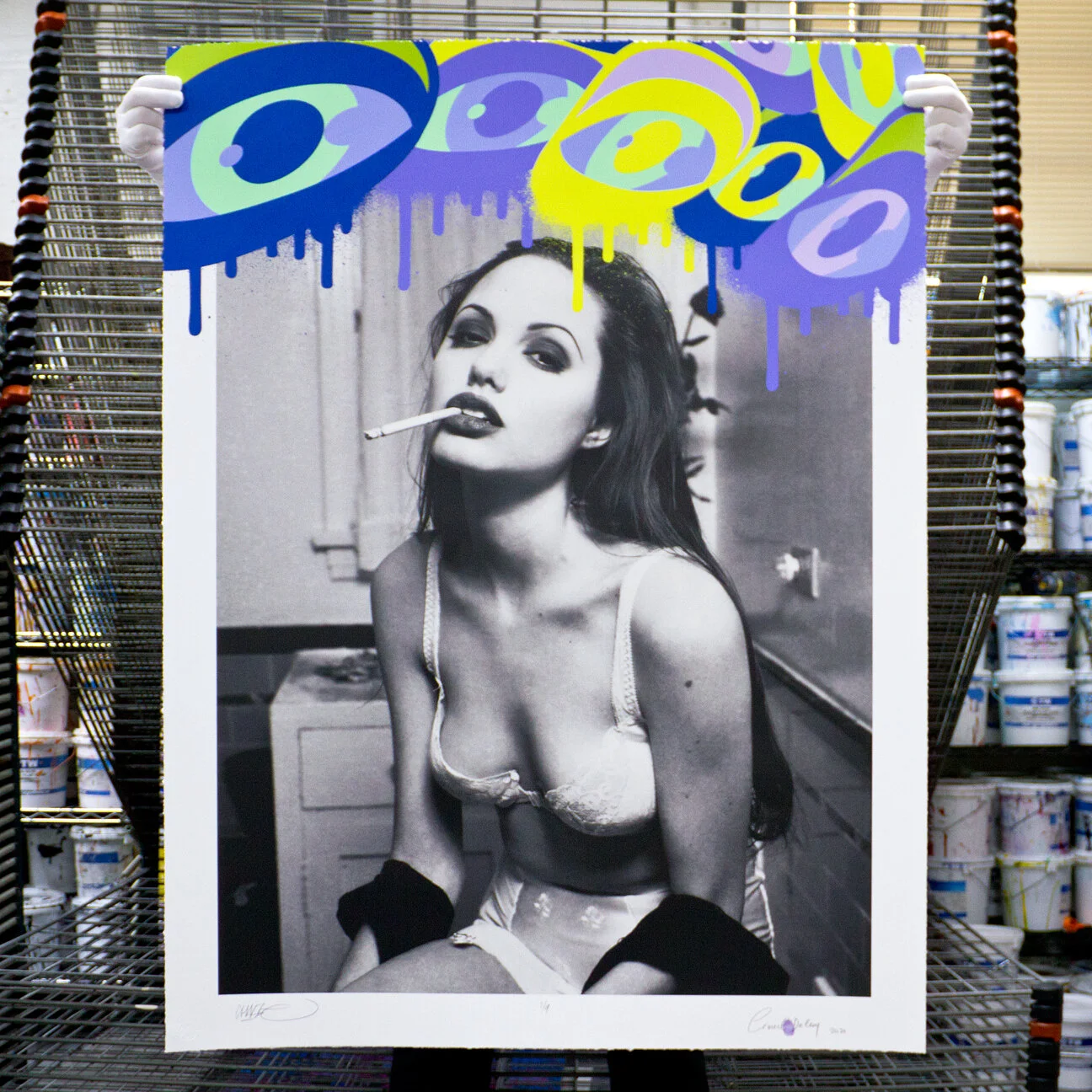 THE ART OF CHASE X LIONEL DELUY "ANGELINA" (COOL) LARGE FORMAT S/N