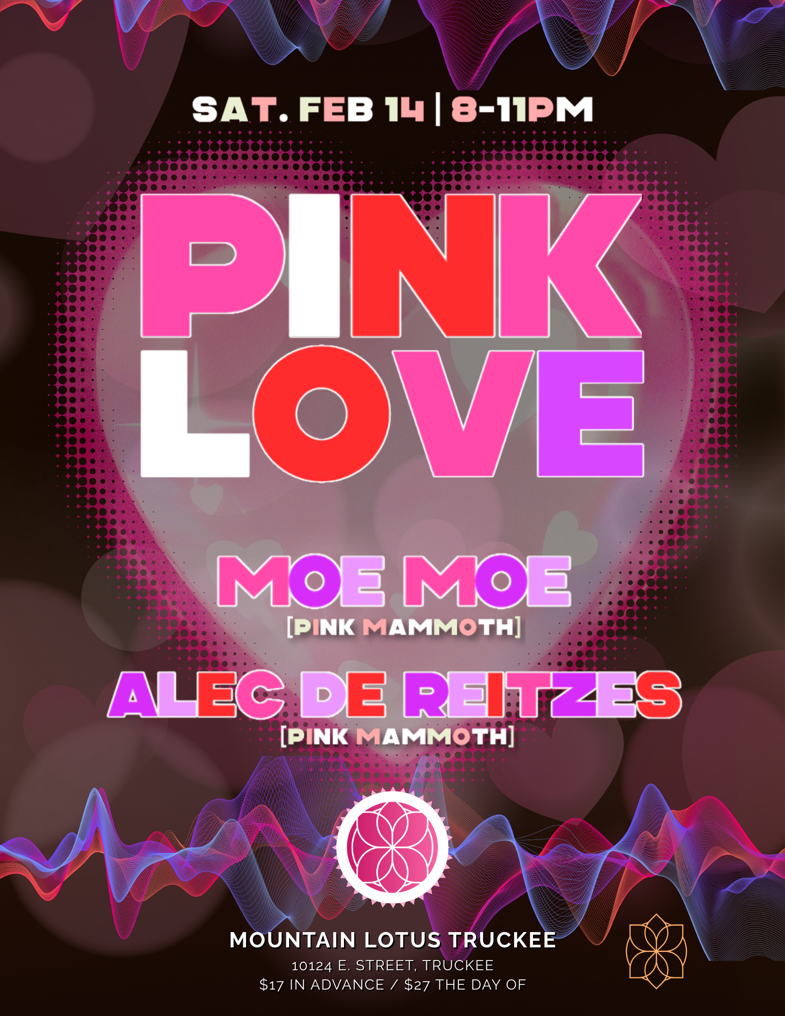 Pink Love                                                     ft. Moe Moe (Pink Mammoth) &amp; Alec De Reitzes (Pink Mammoth)