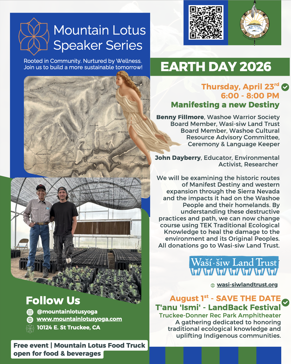 Mountain Lotus Speaker Series: Manifesting a new Destiny