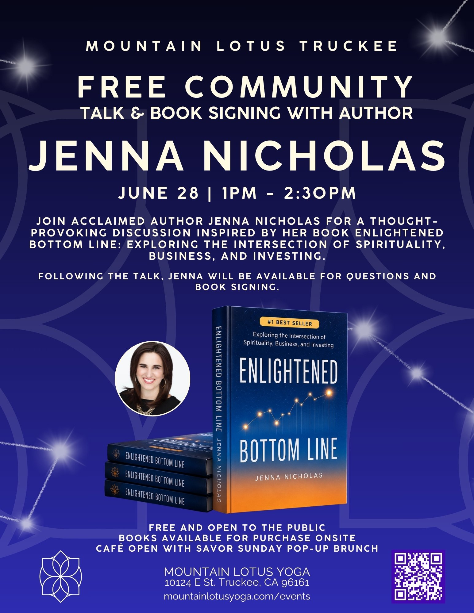 Free Community Talk &amp; Book Signing with Jenna Nicholas