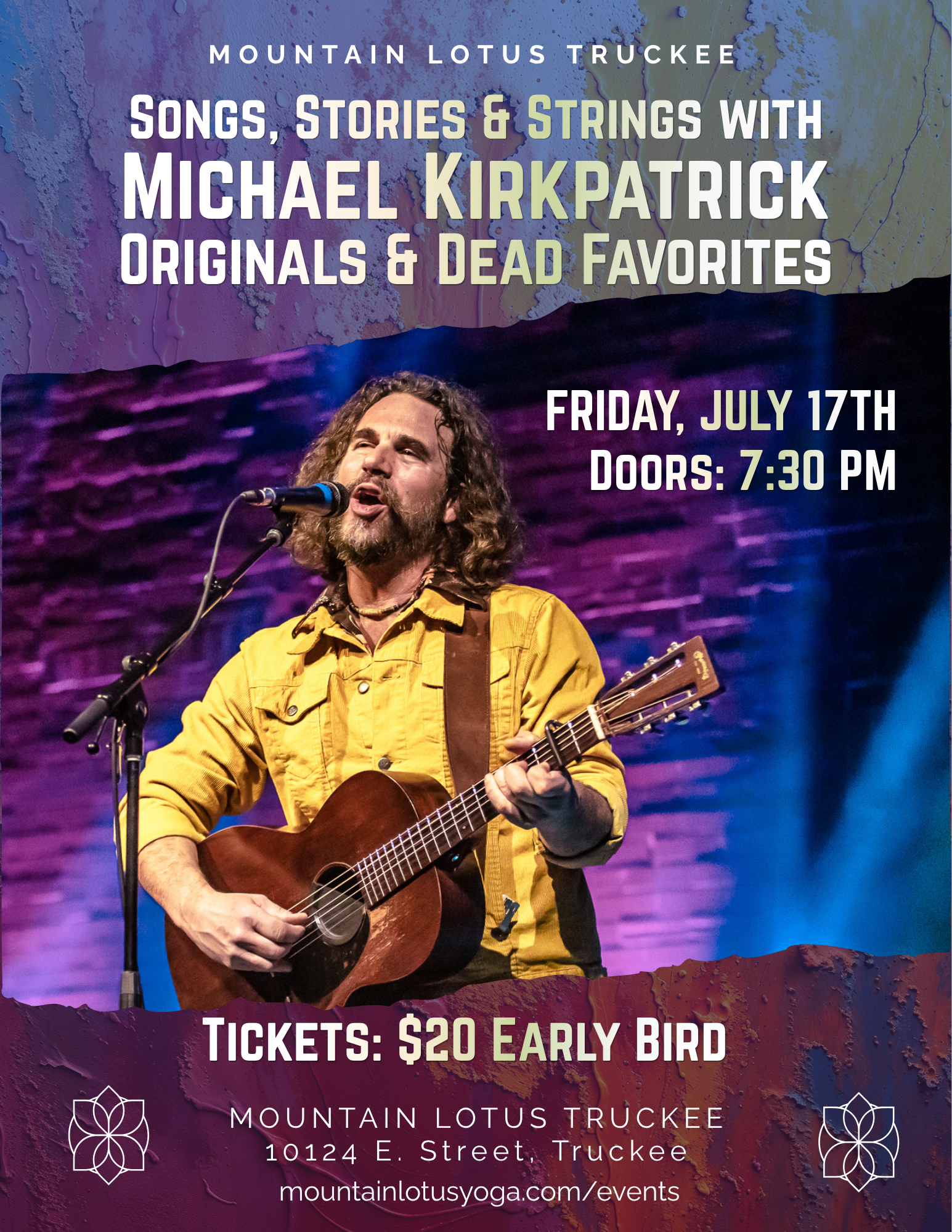 Songs, Stories &amp; Strings with Michael Kirkpatrick