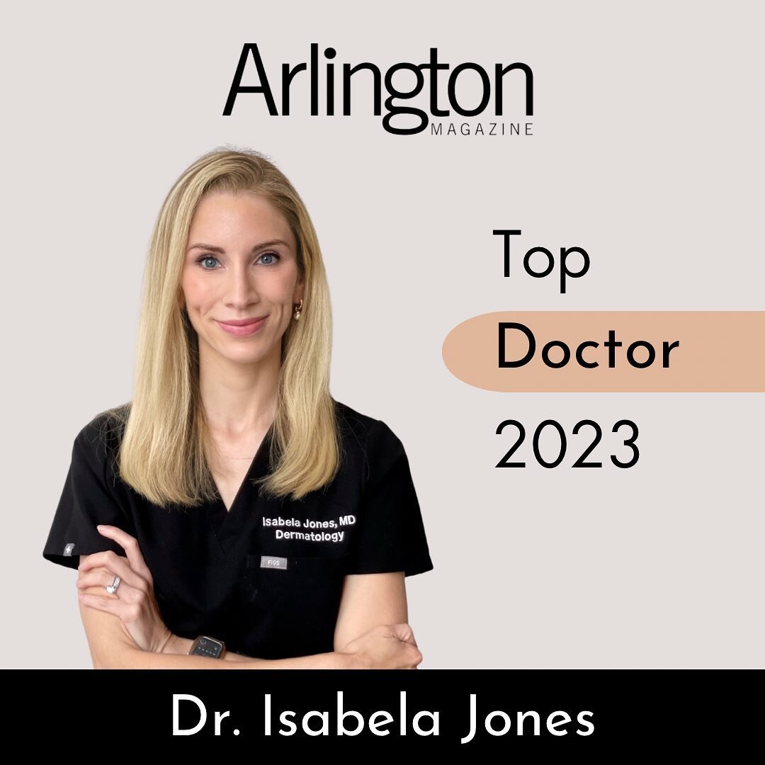 Thank you @arlingtonmagazine and our patients for recognizing @drisabelajones and her entire team

#dermatology&nbsp;&nbsp;#arlingtondermatologist #dcdermatologist&nbsp;#mcleandermatologist&nbsp;&nbsp;#arlingtonva