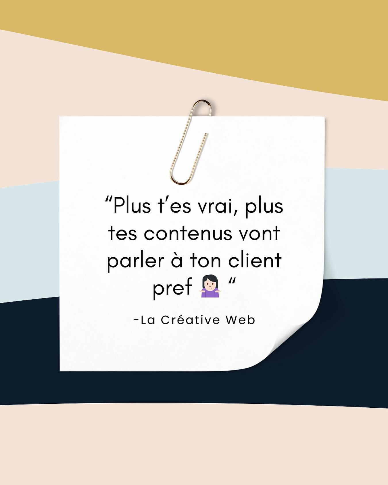 Quand tu mets sur la table du contenu qui vient droit du c&oelig;ur, sans filtre ni tabou, tu fais danser les bonnes vibes chez tes clients, simple comme &ccedil;a? 

C&rsquo;est comme si t&rsquo;avais un talk-show perso sur Instagram, mais sans les 