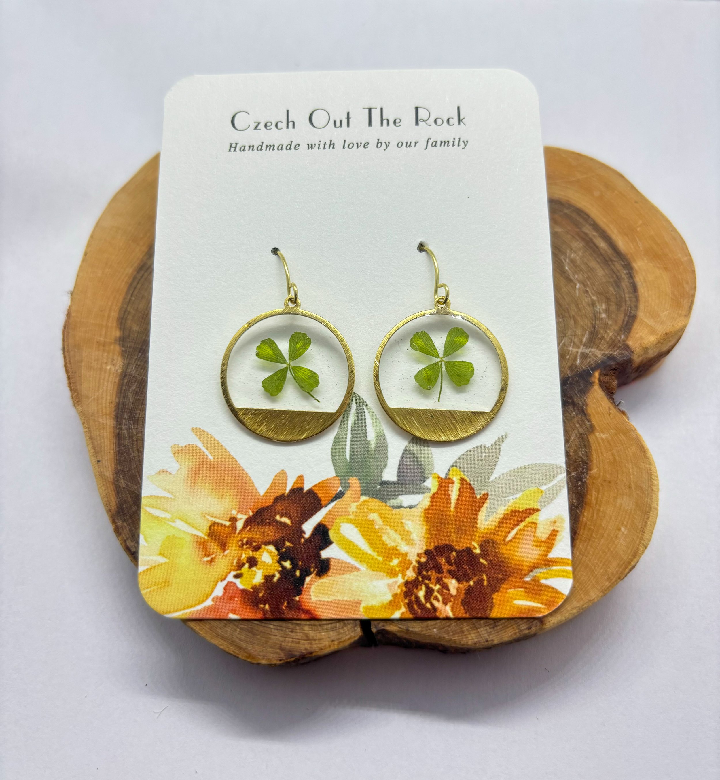 Four Leaf Clover Earrings