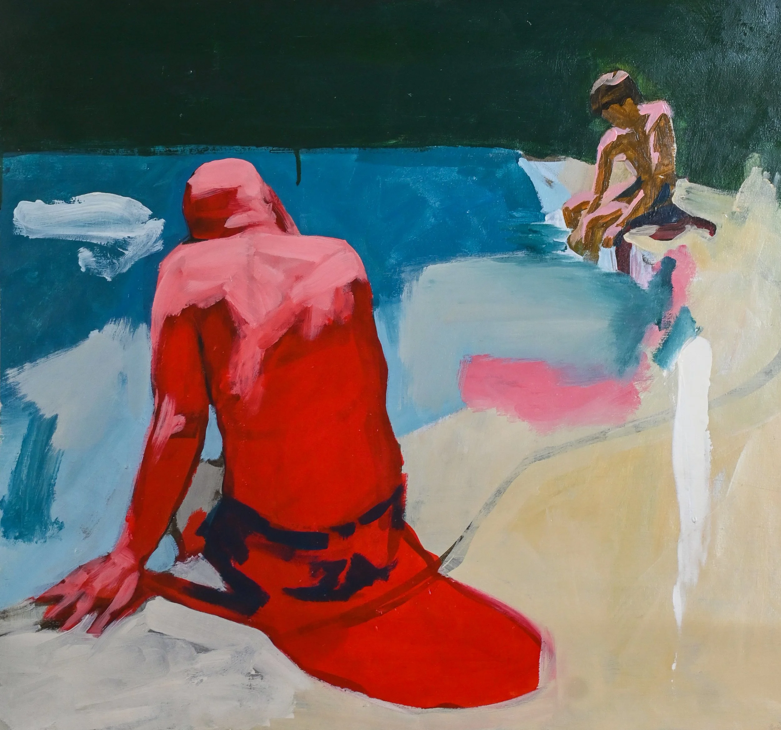 The Pool   60cm x 63cm  Available at J. Mackey Gallery  