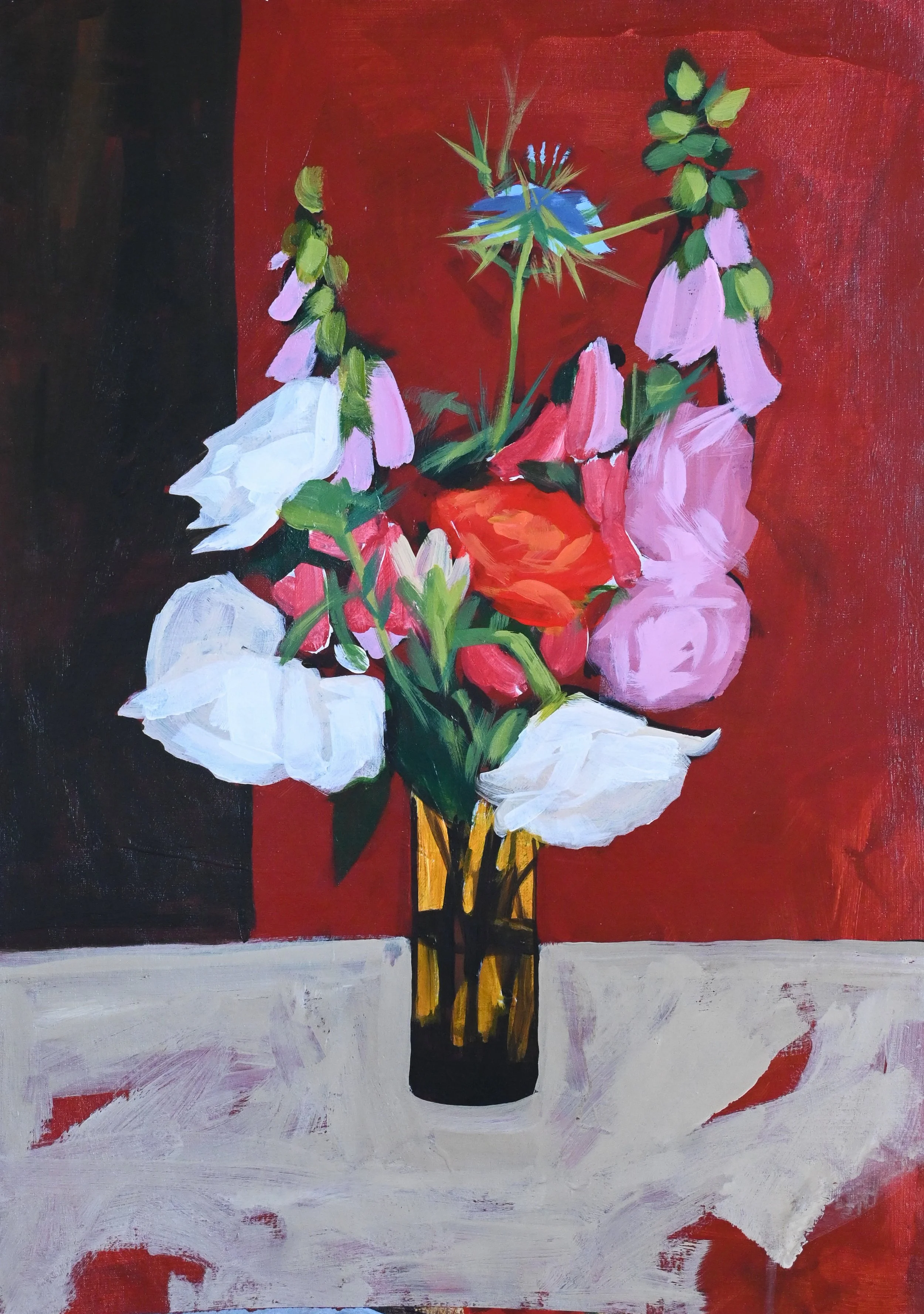 Fleurs du Manoir   60cm x 43cm  Available at J. Mackey Gallery  