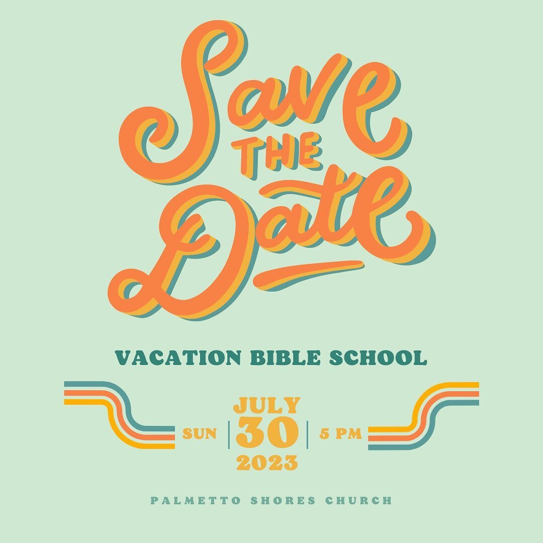 SAVE THE DATE! 🗓️✍️

One night VBS happening in a little over a month! See you around the world 🌎