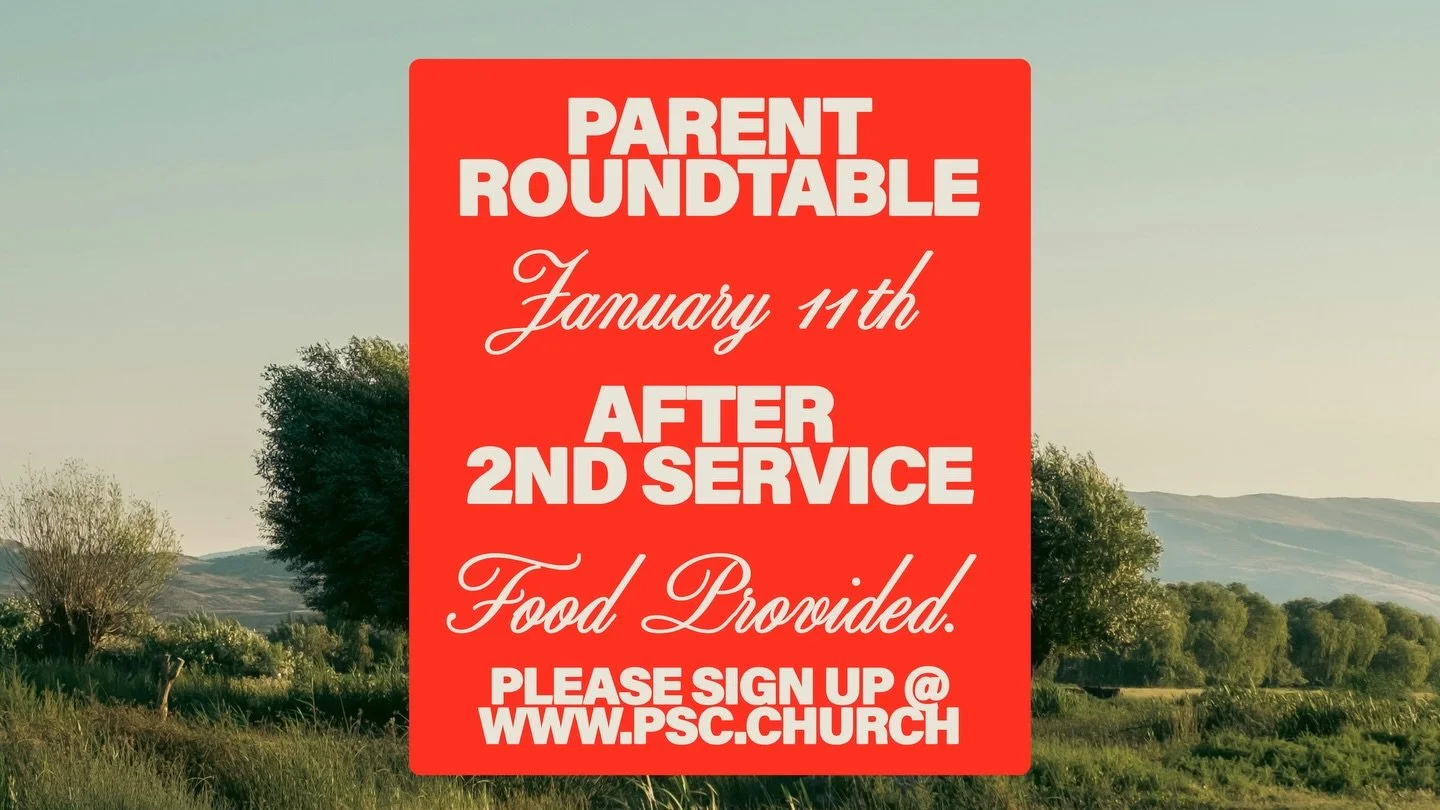 Parenting isn&rsquo;t meant to be done alone ❤️

This Sunday, right after 2nd service (around 12:15pm), we&rsquo;re hosting a Parent Roundtable, a time to connect, ask questions, and be encouraged as we point our students to Jesus together.
 
If you 